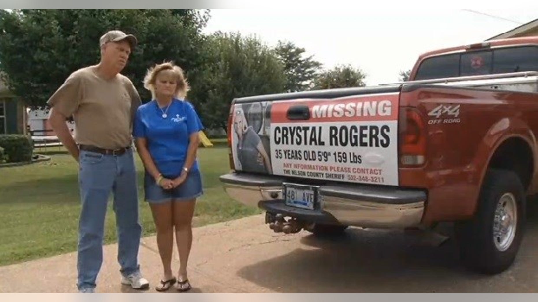 Crystal Rogers' parents, Tommy and Sherry Ballard, in an undated image.