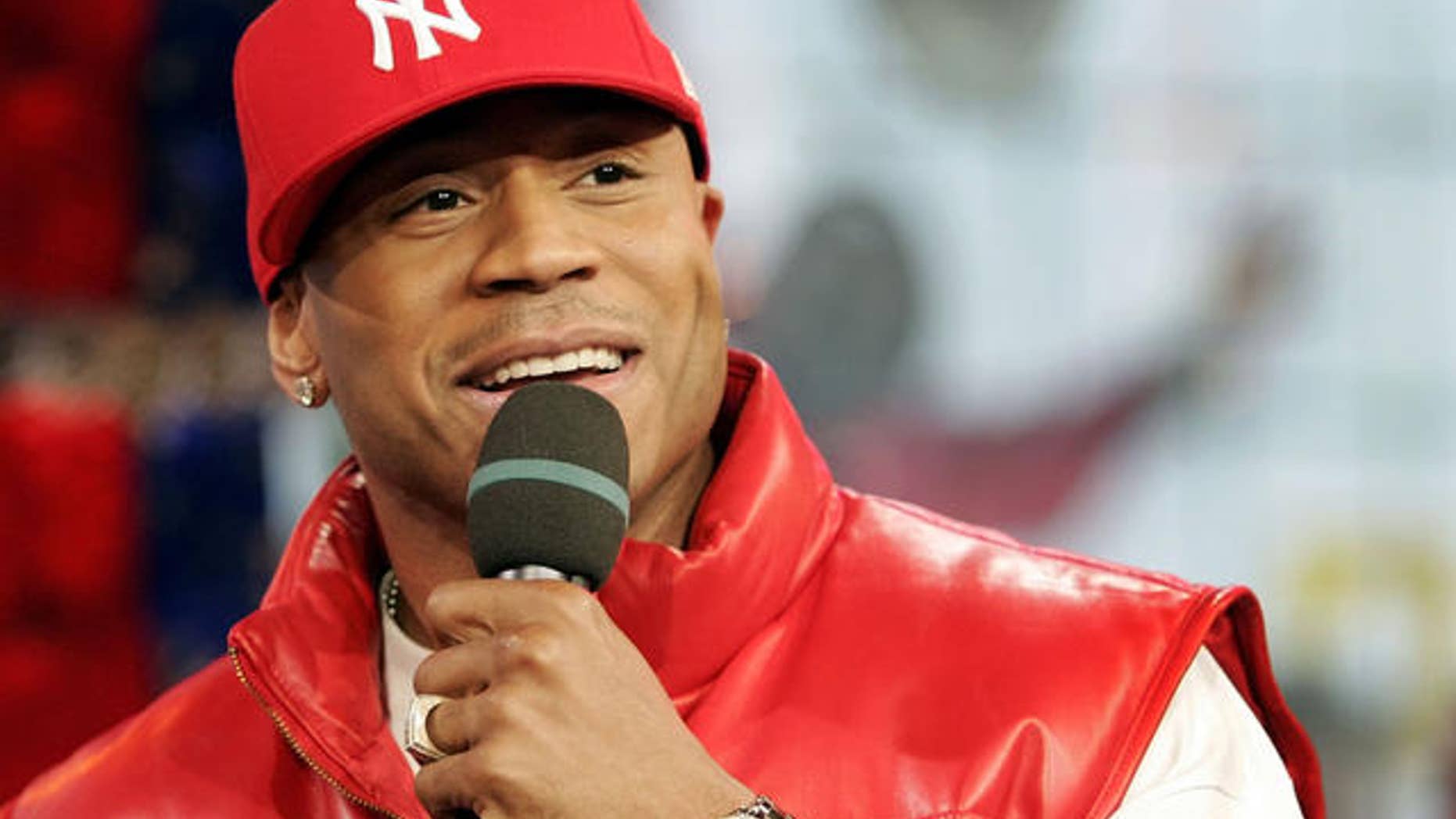 Actor and Hip Hop artist LL Cool J appears onstage during MTV's "Total Request Live" show at the MTV Time Square Studios, Tuesday, Jan. 10, 2006 in New York City. (AP Photo/Jeff Christensen)