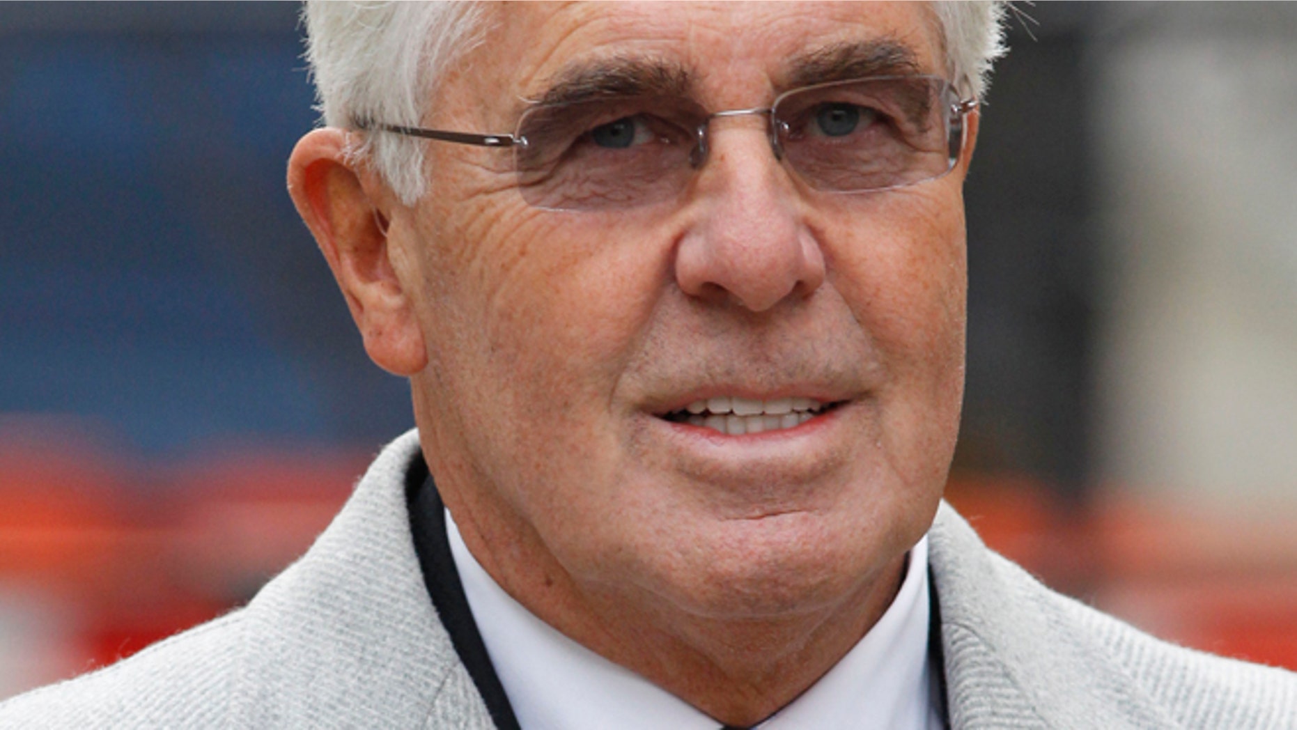 FILE - This is a Thursday, Feb. 9, 2012 file photo of celebrity publicist Max Clifford, as he arrives to testify at the final day of the first phase of the Leveson Inquiry, in central London.