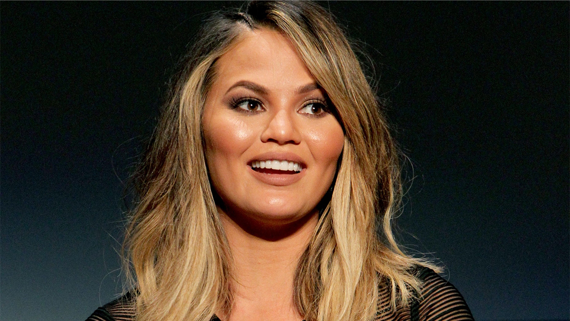 NORTH HOLLYWOOD, CA - JUNE 14: Host Commentator Chrissy Teigen speaks onstage during the FYC Event - Spike's 'Lip Sync Battle' at Saban Media Center on June 14, 2016 in North Hollywood, California. (Photo by Rachel Murray/Getty Images for Spike)