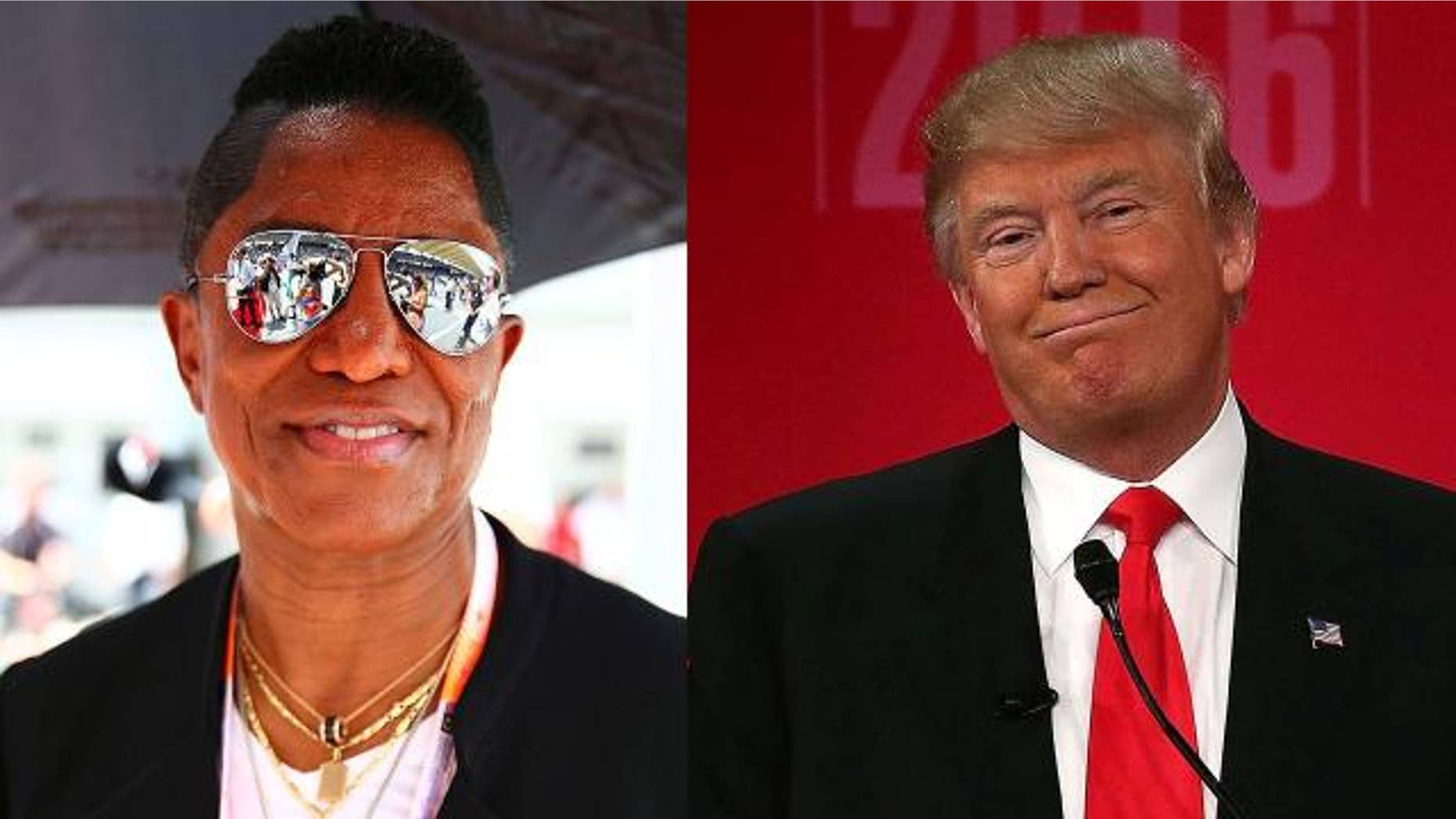 Jermaine Jackson and Donald Trump