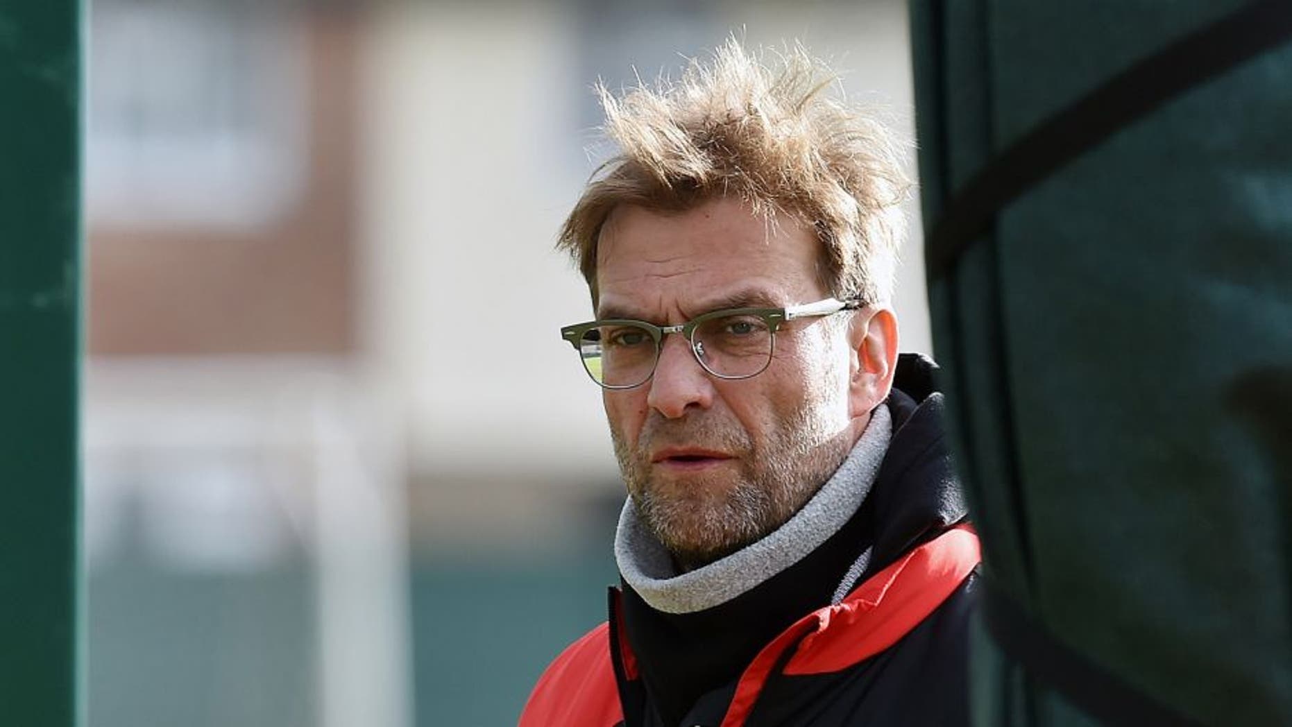 LIVERPOOL, ENGLAND - FEBRUARY 12: (THE SUN OUT, THE SUN ON SUNDAY OUT) Jurgen Klopp manager of Liverpool during a training session at Melwood Training Ground on February 12, 2016 in Liverpool, England. (Photo by Andrew Powell/Liverpool FC via Getty Images)