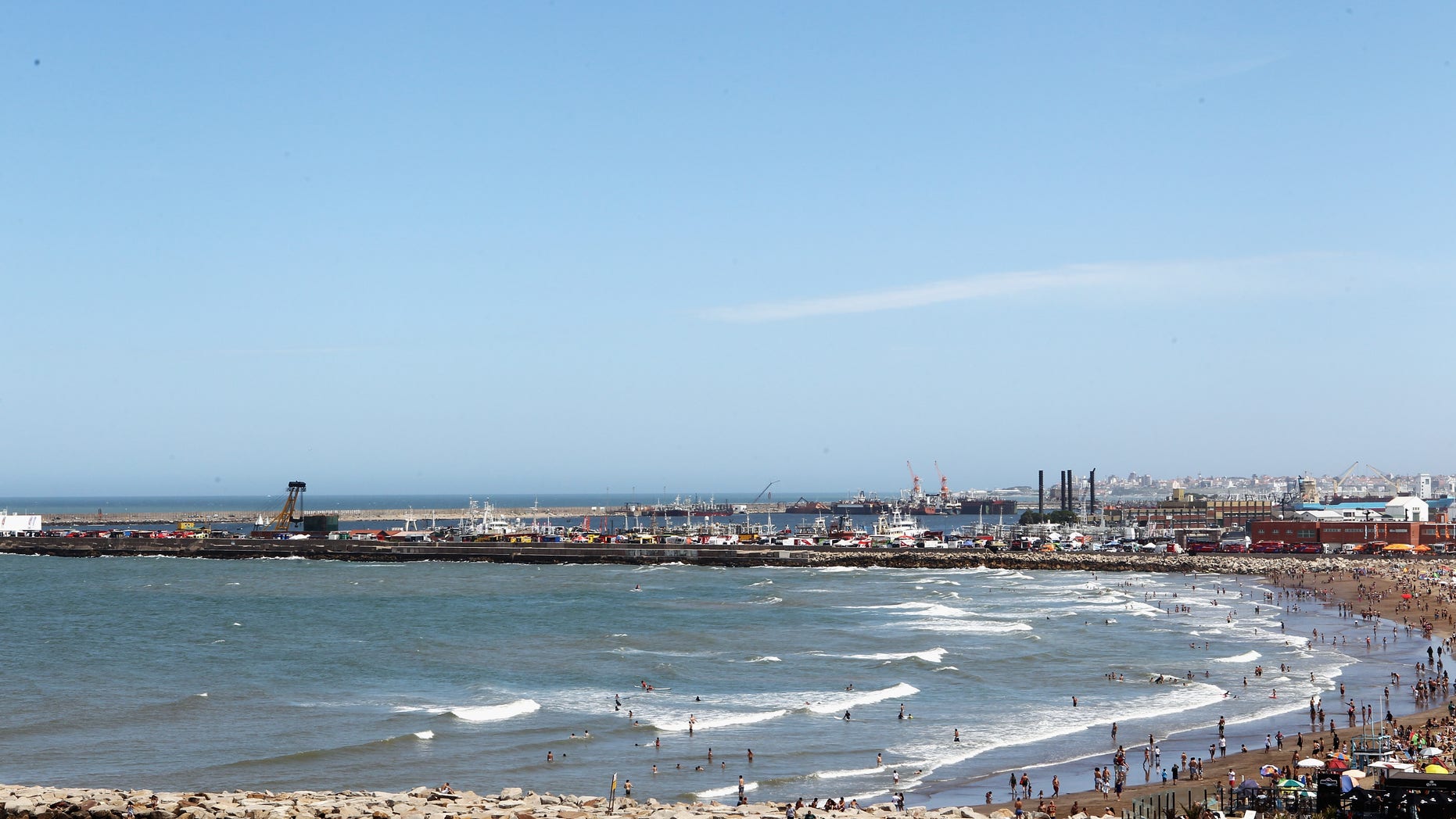 MAR DEL PLATA, ARGENTINA - DECEMBER 30: A general view of the Base Naval Mar del Plata which plays host the race vehicles prior to the start of the 2012 Dakar Rally on December 30, 2011 in Mar del Plata, Argentina. The rally starts in Mar Del Plata in Argentina before heading through Chile to finish in Lima, Peru on January 15. (Photo by Bryn Lennon/Getty Images,)