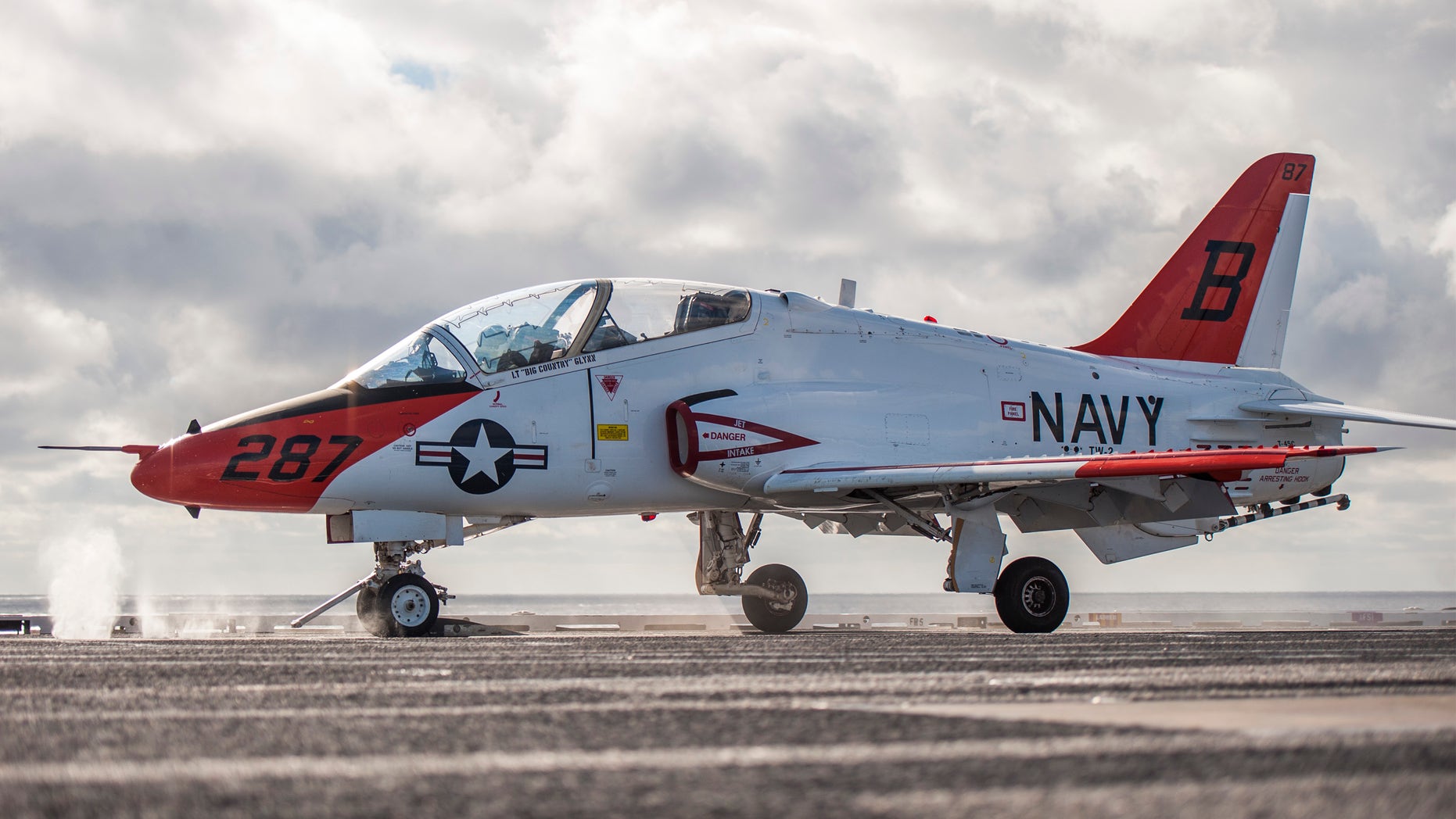 File image of a U.S. Navy T-45.