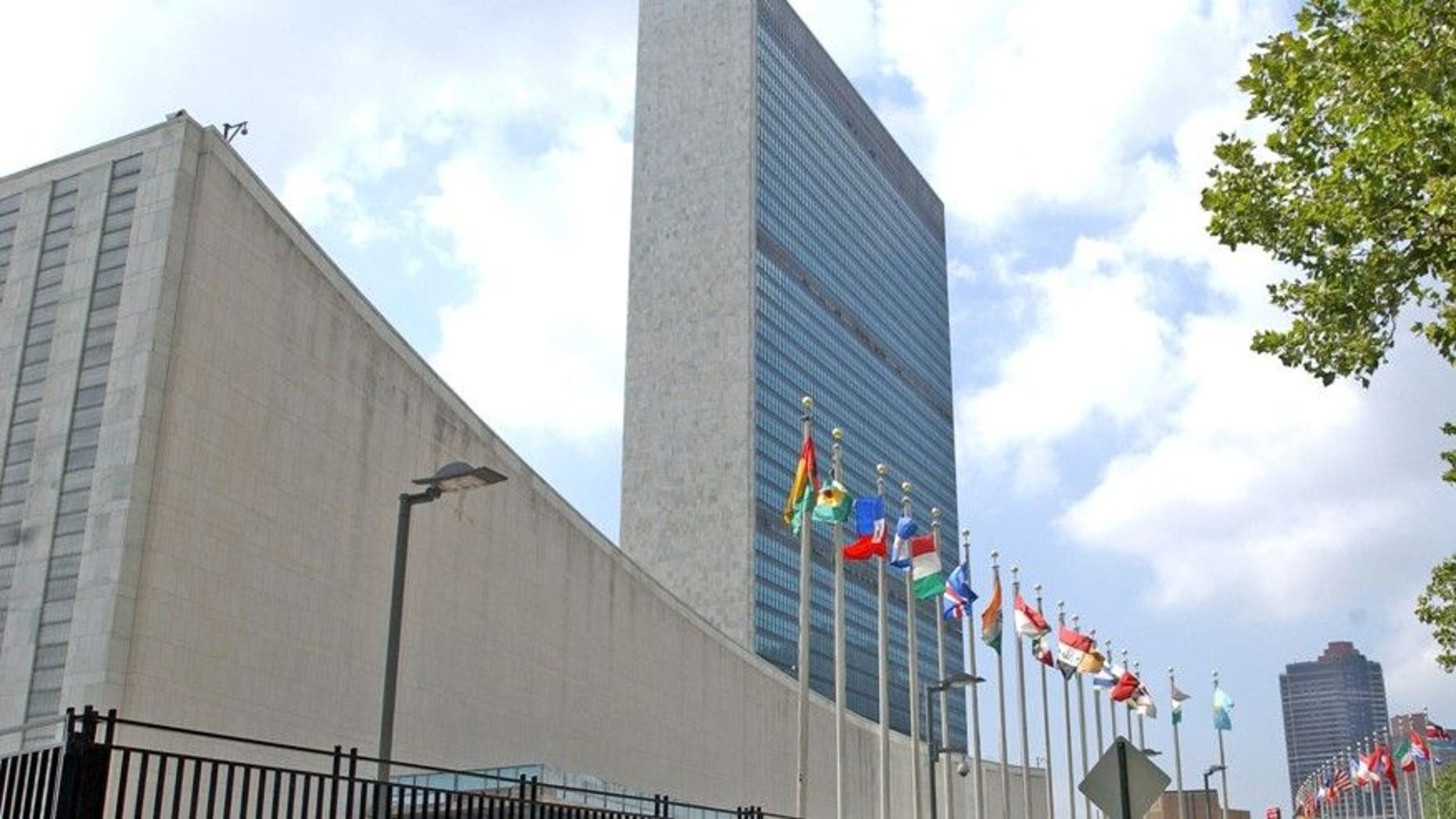 The United Nations headquarters in New York.