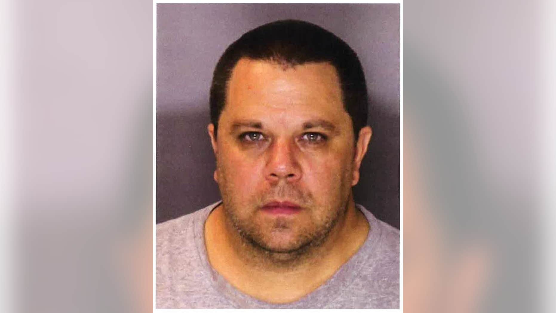 This photo provided by Montgomery County District Attorney’s Office shows Mark Storms. Storms is charged with voluntary manslaughter in the shooting at Keystone Fellowship Church in North Wales,Pa., on Sunday, April 24, 2016. (Montgomery County District Attorney’s Office via AP)
