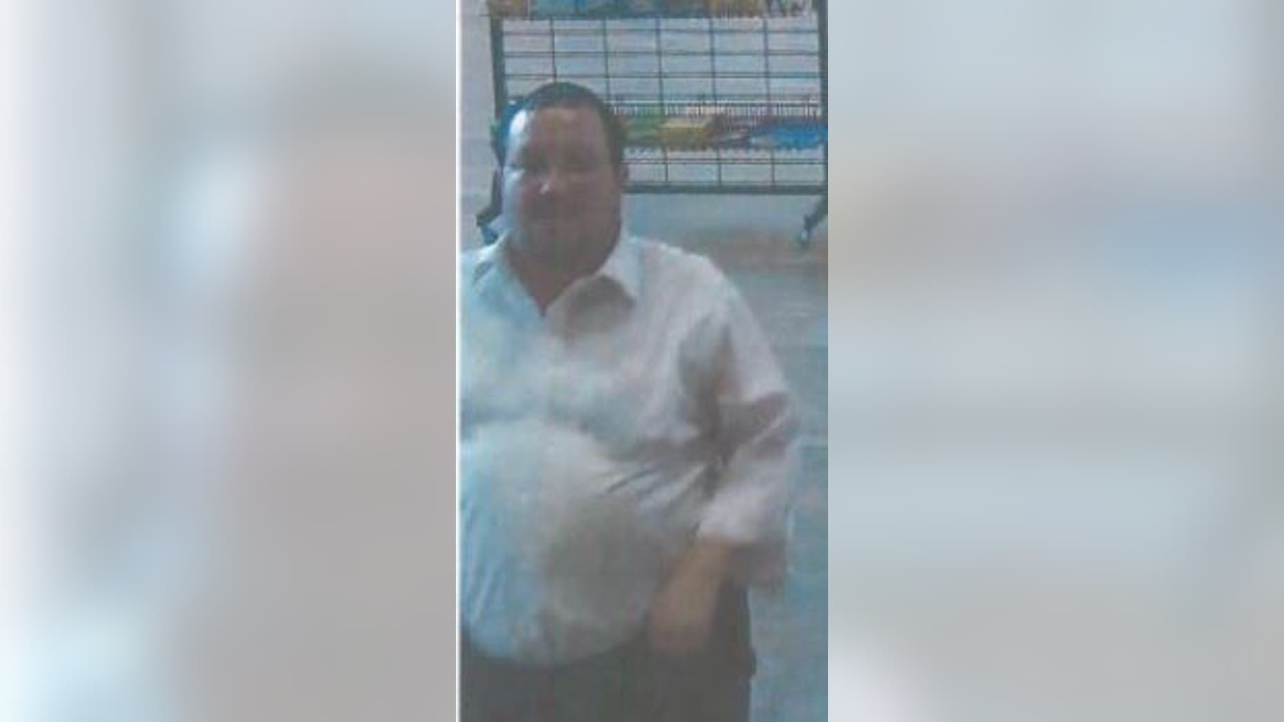 This unidentified man is accused of pleasuring himself at a movie theater in Howell, N.J.
