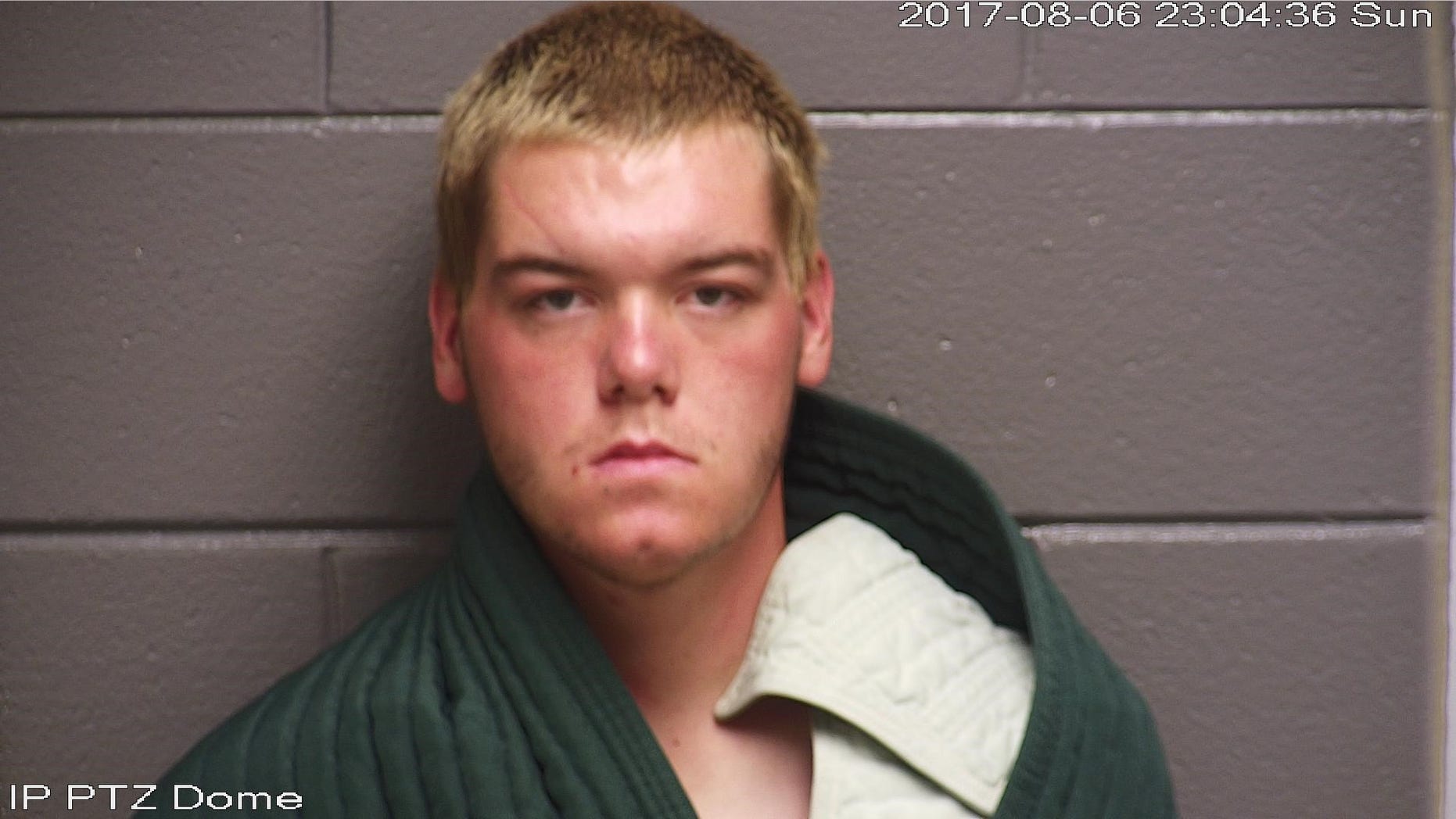 Brice Gross was arrested for allegedly trying to strangle a woman at a Kentucky cemetery.