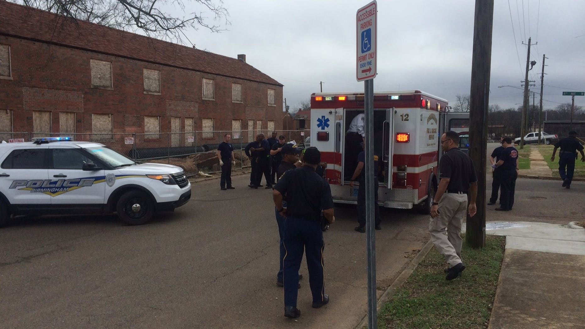 A woman pulled a gun inside an ambulance before stealing the vehicle, authorities said.