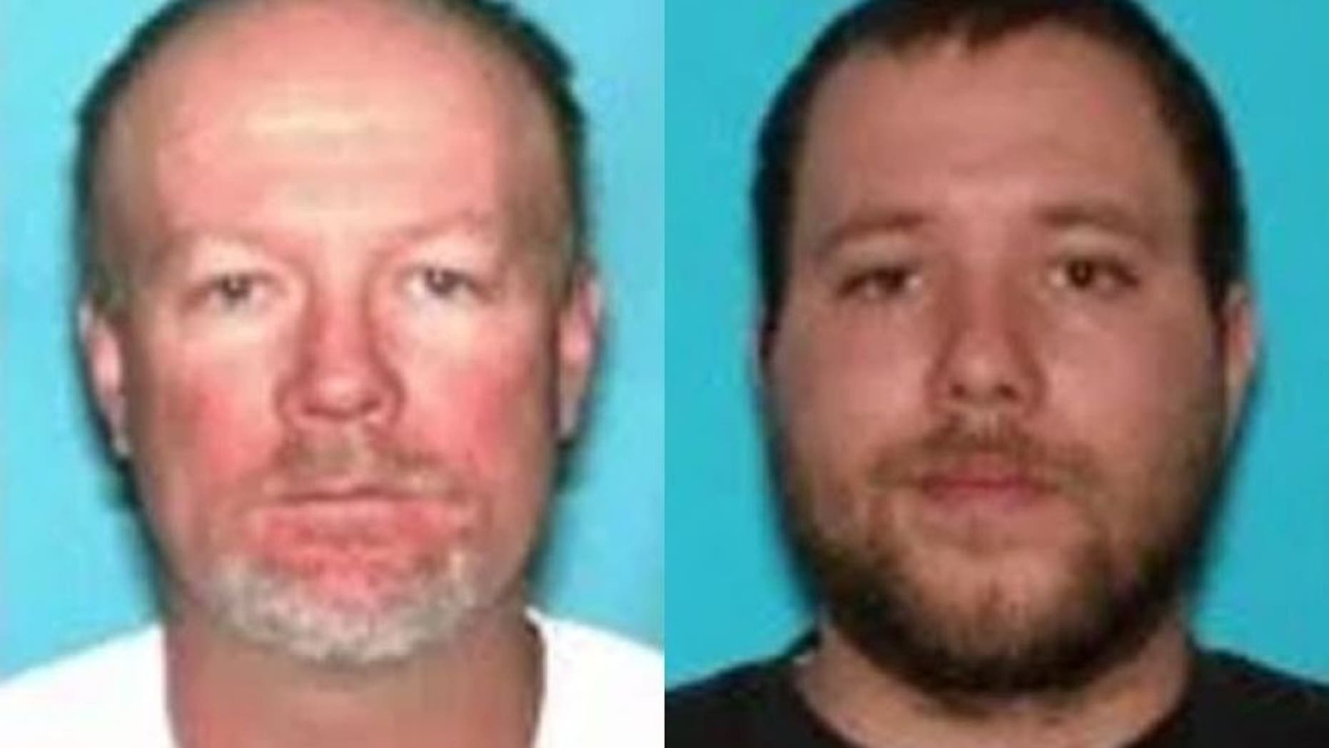 Officers said the suspects, 51-year-old Flint Wayne Harrison and his son 22-year-old Dereck James (DJ) Harrison, had "wire ties and duct tape prepared and ready to use" in the basement.