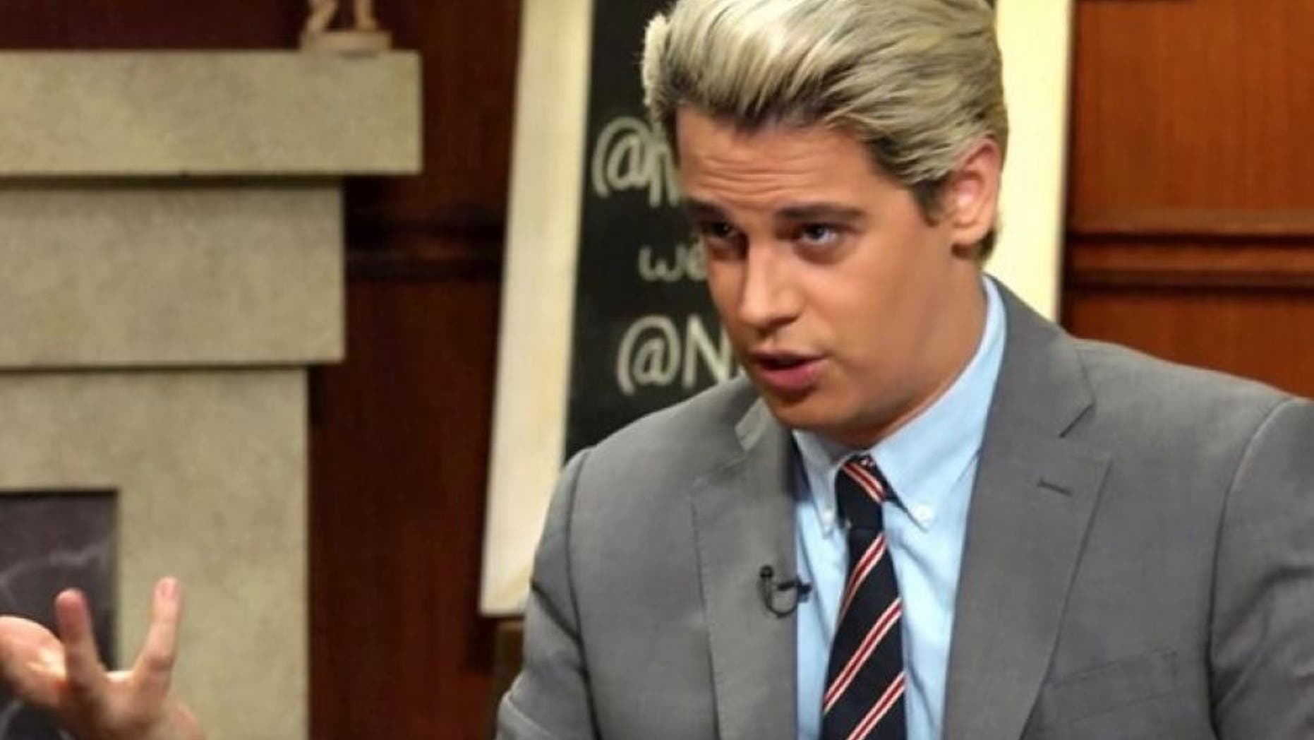 Milo Yiannopoulos delights in provoking liberals, and has developed a fan base on college campuses.