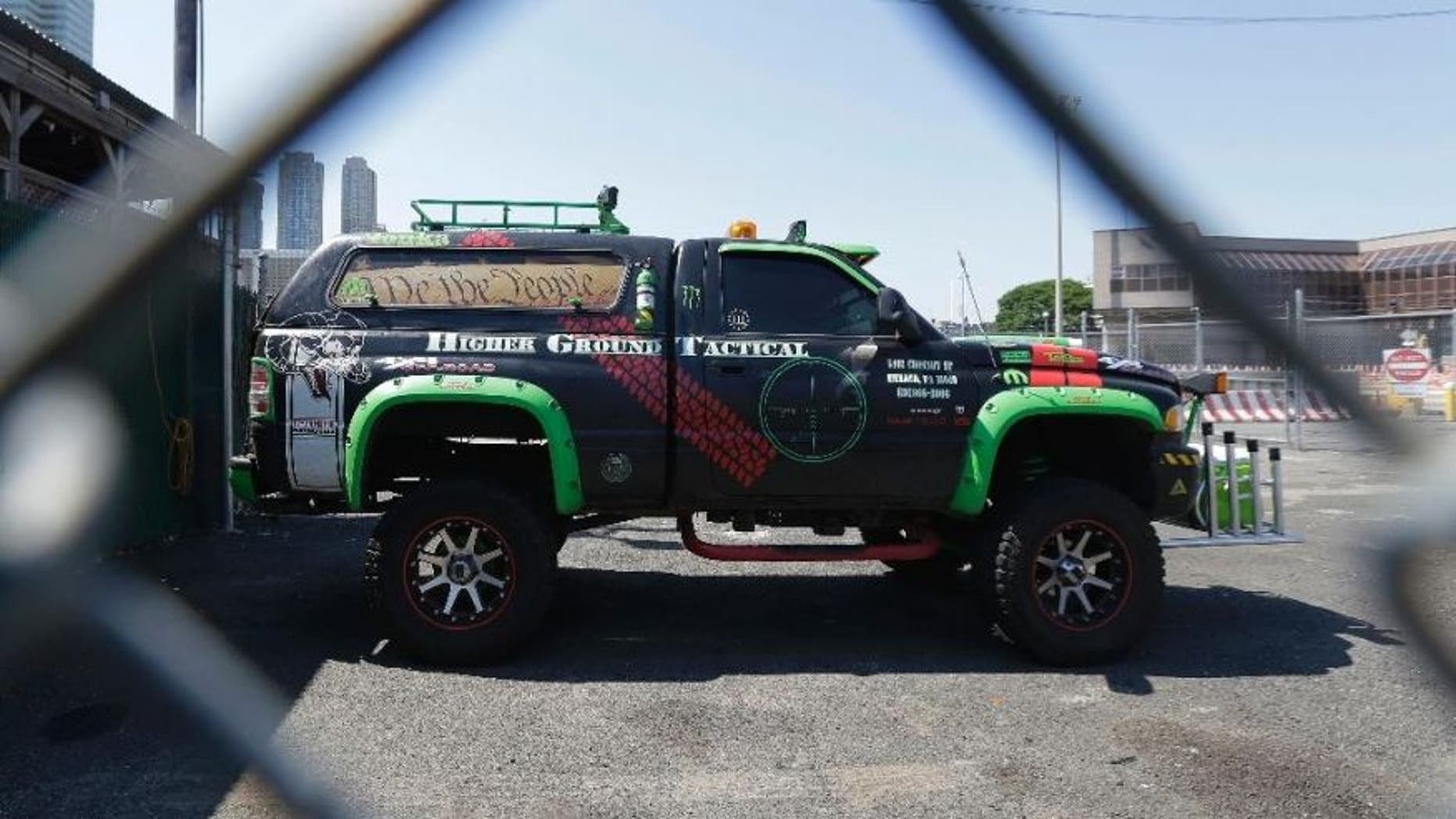John Cramsey’s vehicle sits in the impound lot of The Port Authority of New York & New Jersey.