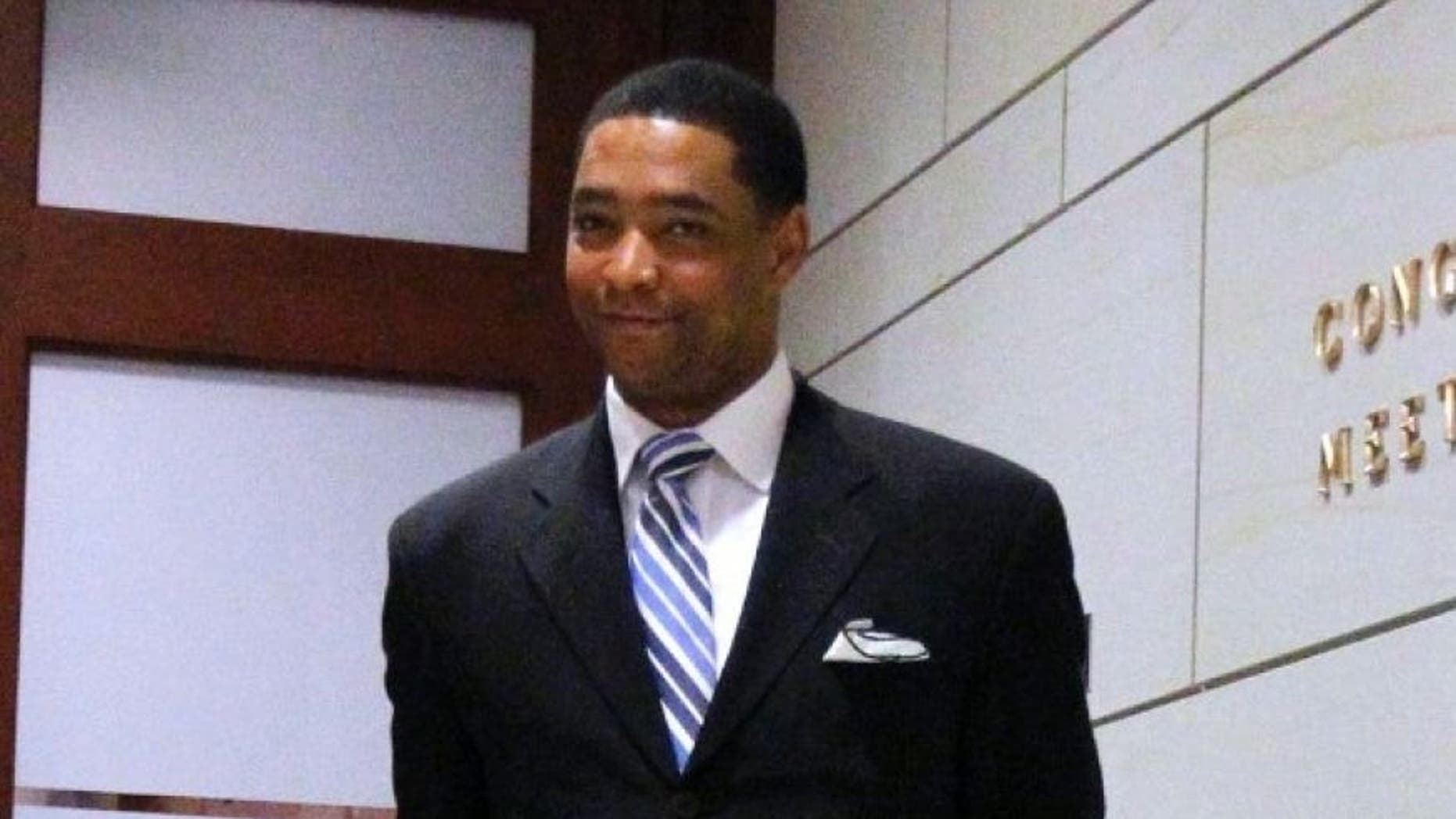 Rep. Cedric Richmond, D-La., in the Capitol Hill visitor's center