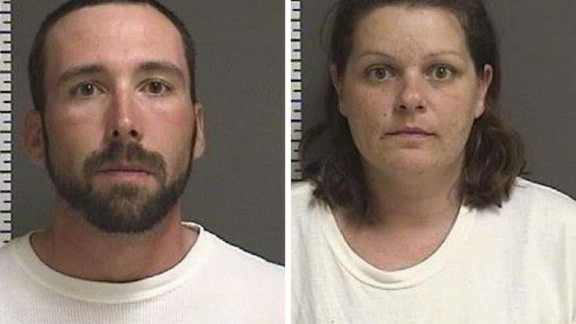 William Henry Hoehn, 32, and Brooke Lynn Crews, 38, were arrested last Thursday in Savanna Greywind's disappearance. (Fargo Police)