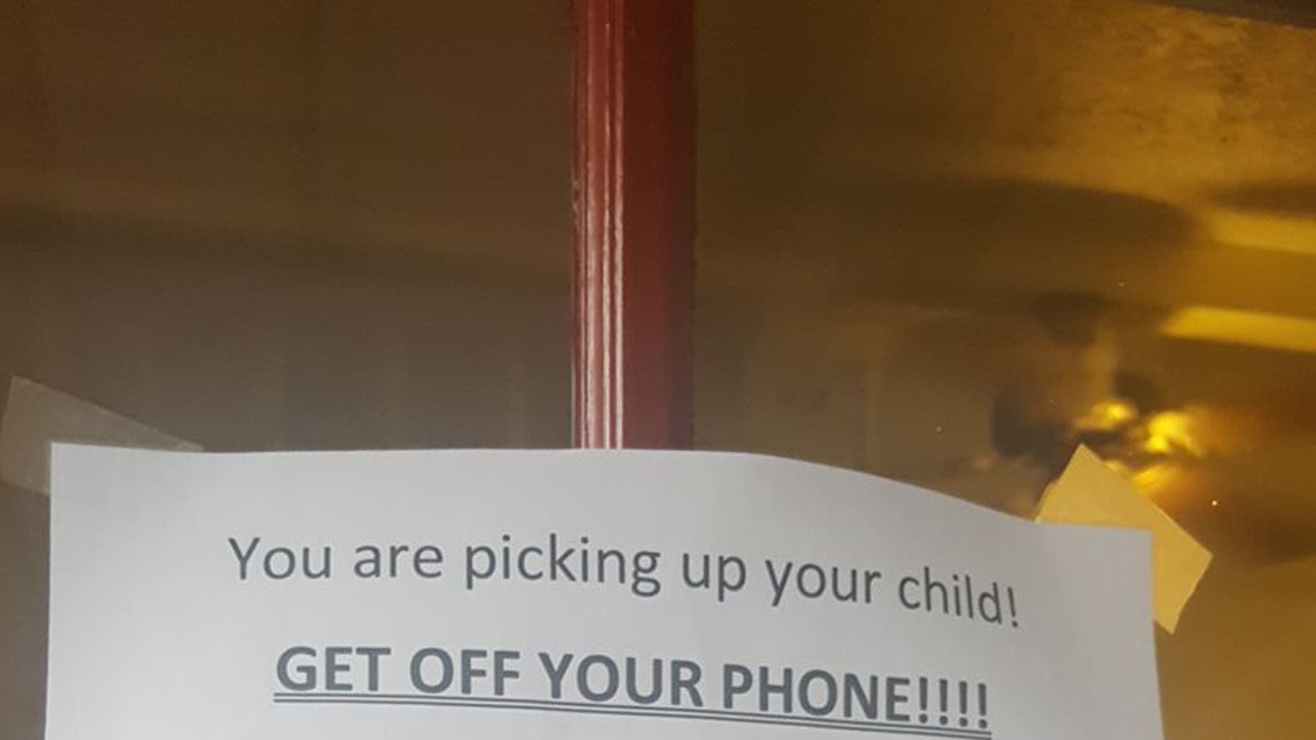 get off your phone day cares message to parents goes viral fox letter to remove child from daycare