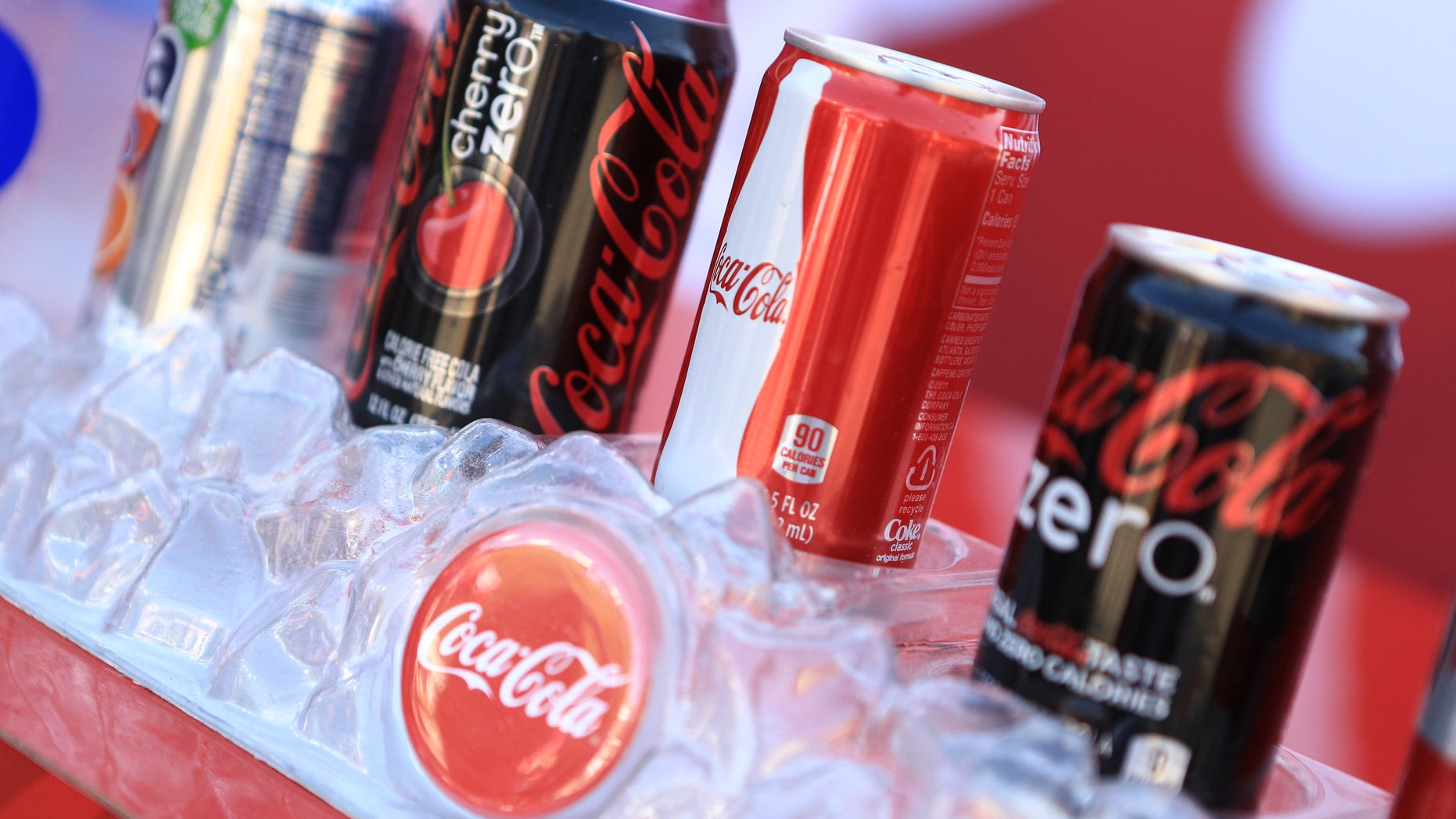 UNIVERSAL CITY, CA - JULY 27: A general view of the Coca Cola display at Variety's Power of Youth presented by Hasbro, Inc. and generationOn at Universal Studios Backlot on July 27, 2013 in Universal City, California. (Photo by Mike Windle/Getty Images for Variety)
