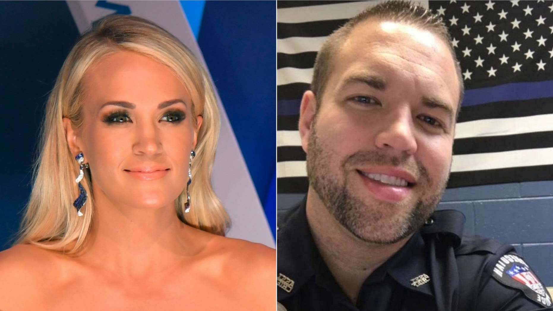 Carrie Underwood donated $10,000 to help pay for medical bills for Checotah Assistant Police Chief Justin Durrett.