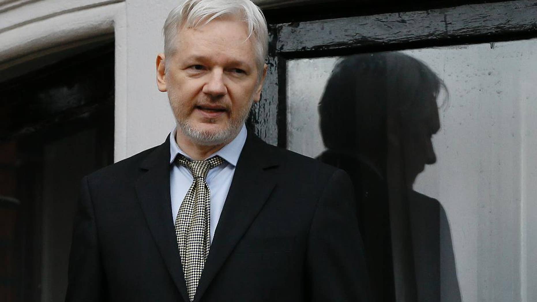 Julian Assange in February.