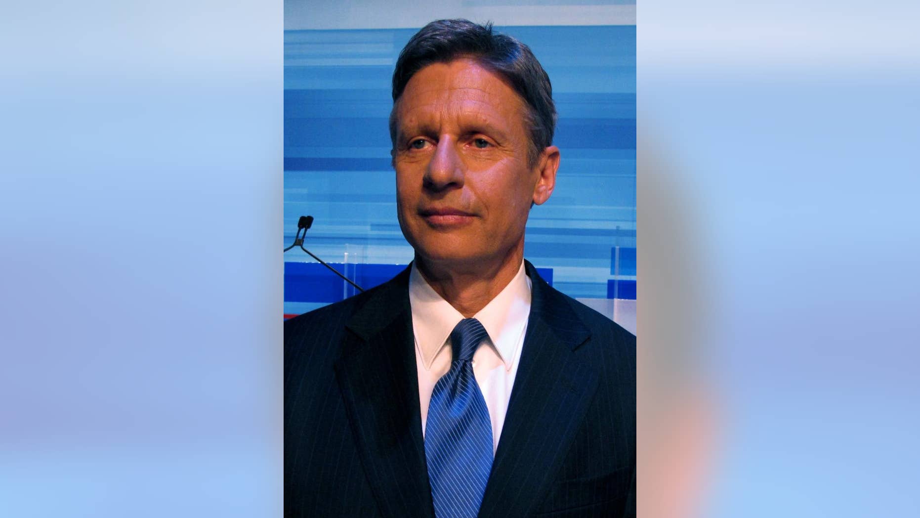 Former New Mexico Gov. Gary Johnson at the May 5, 2011 Republican Presidential Debate in South Carolina (FOX News Photo)