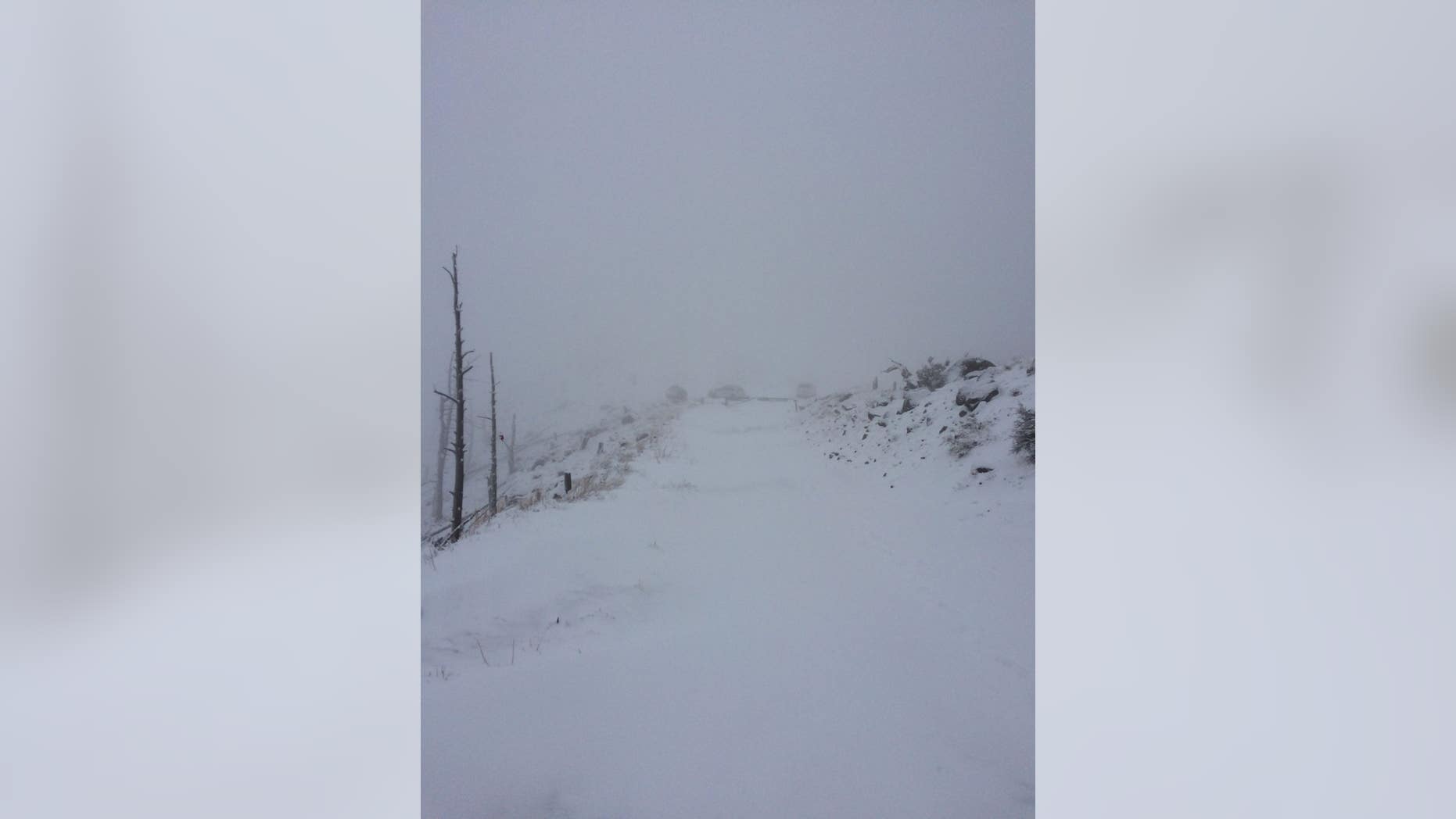 The site of the mountain rescue.