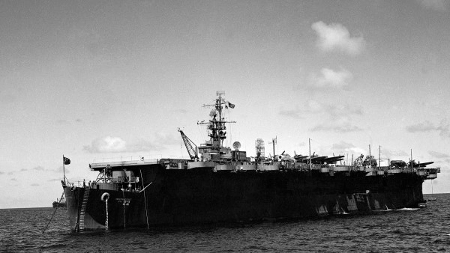Ex escort carrier Sunk in Vietnam war
