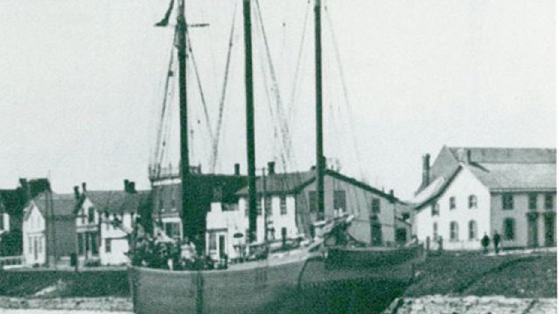 This 19th century Canadian schooner sank in 1906.
