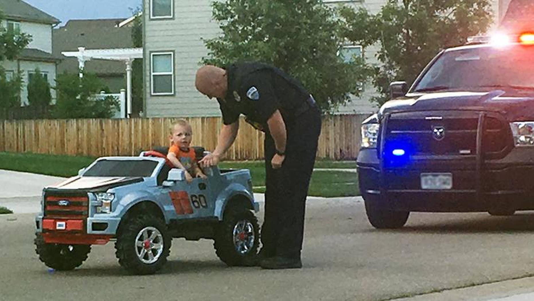 Colorado Officer Pulls Over Boy For Reckless Adorability Fox News 0577