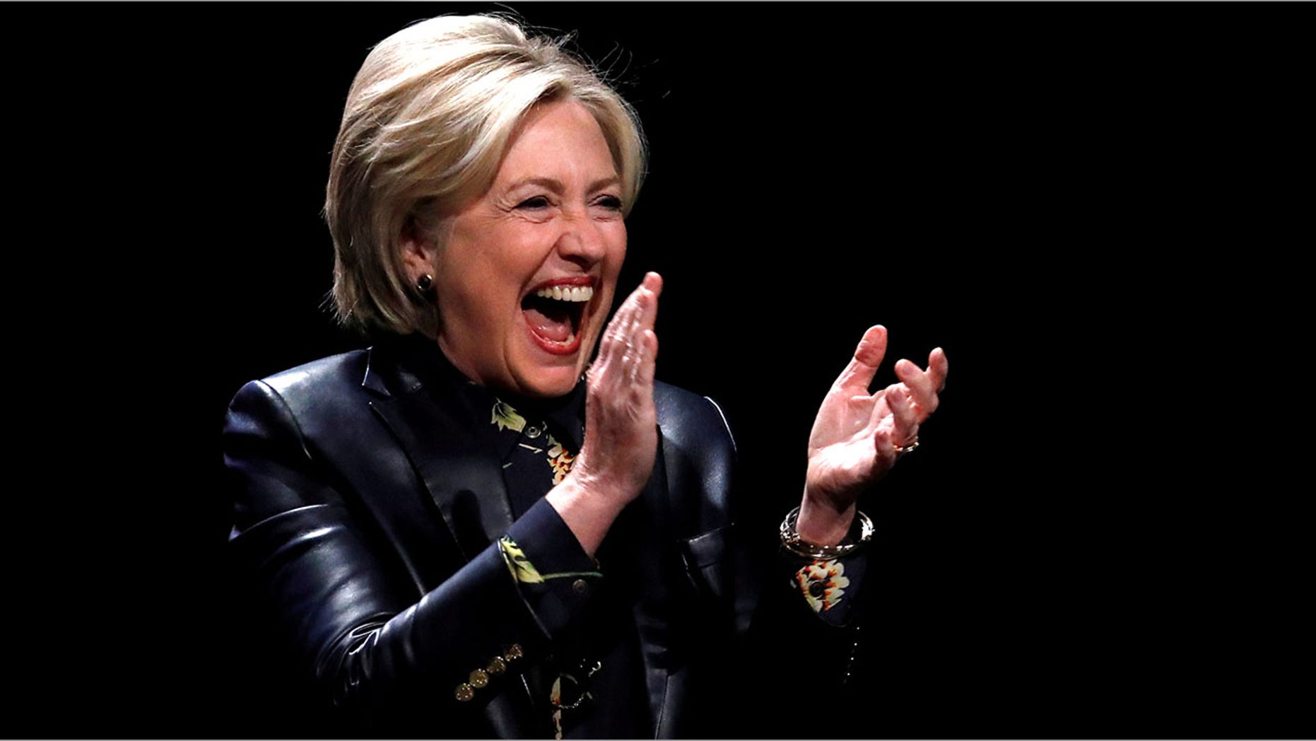 Hillary Clinton thanked supporters for their feminism and their activism on Friday night.