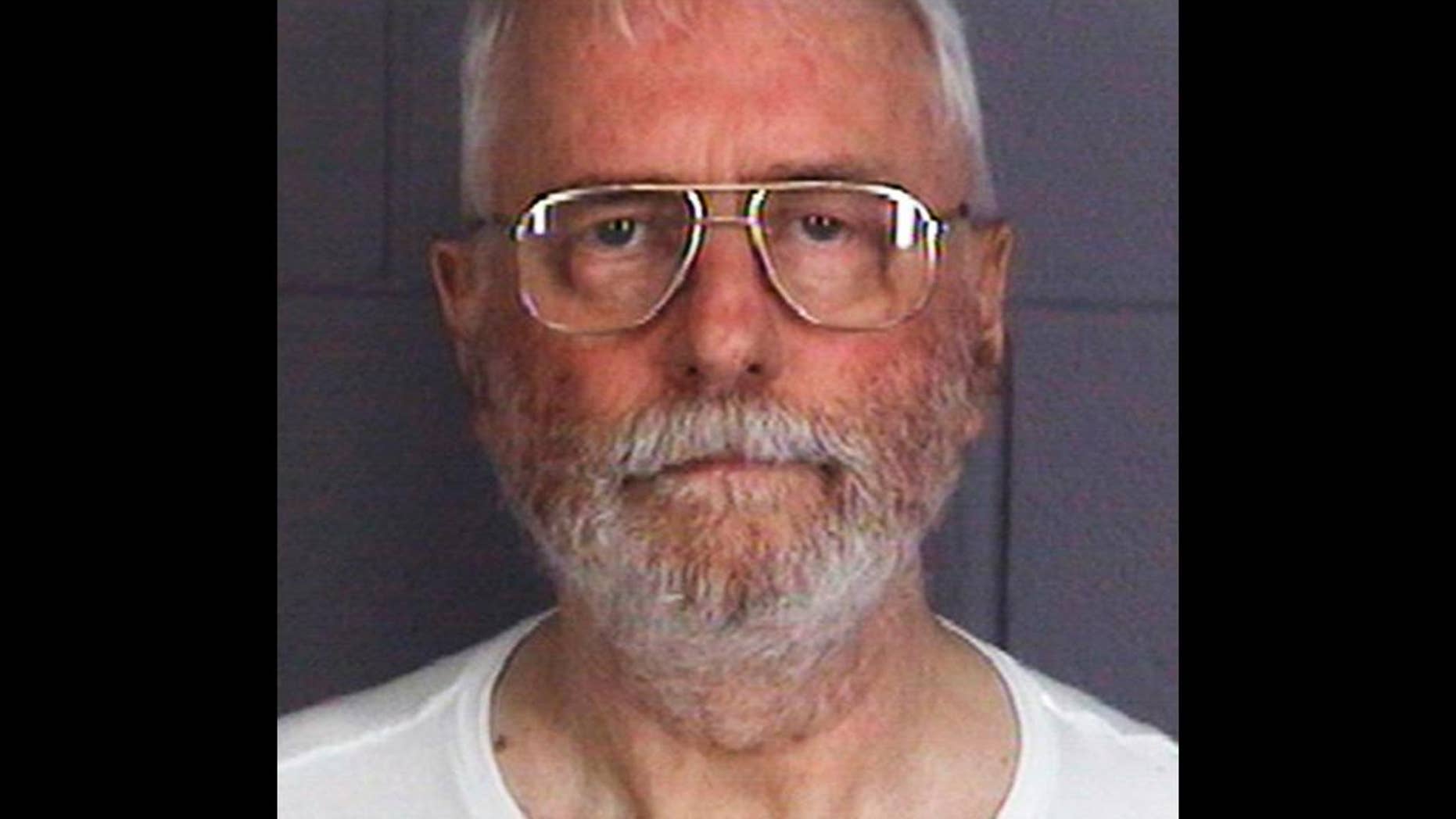 FILE - This July 27, 2011, file photo provided by the DeKalb County Sheriff's Department in Sycamore, Ill., shows Jack McCullough, of Seattle. Oral arguments began Wednesday, Dec. 3, 2014 in Elgin, Ill., in McCullough's appeal of his conviction in the 1957 killing of a 7-year-old girl from northern Illinois. McCullough was sentenced in 2012 to life in prison in the stabbing of Maria Ridulph in the city of Sycamore, Ill. (AP Photo/DeKalb County Sheriff's Department, File)