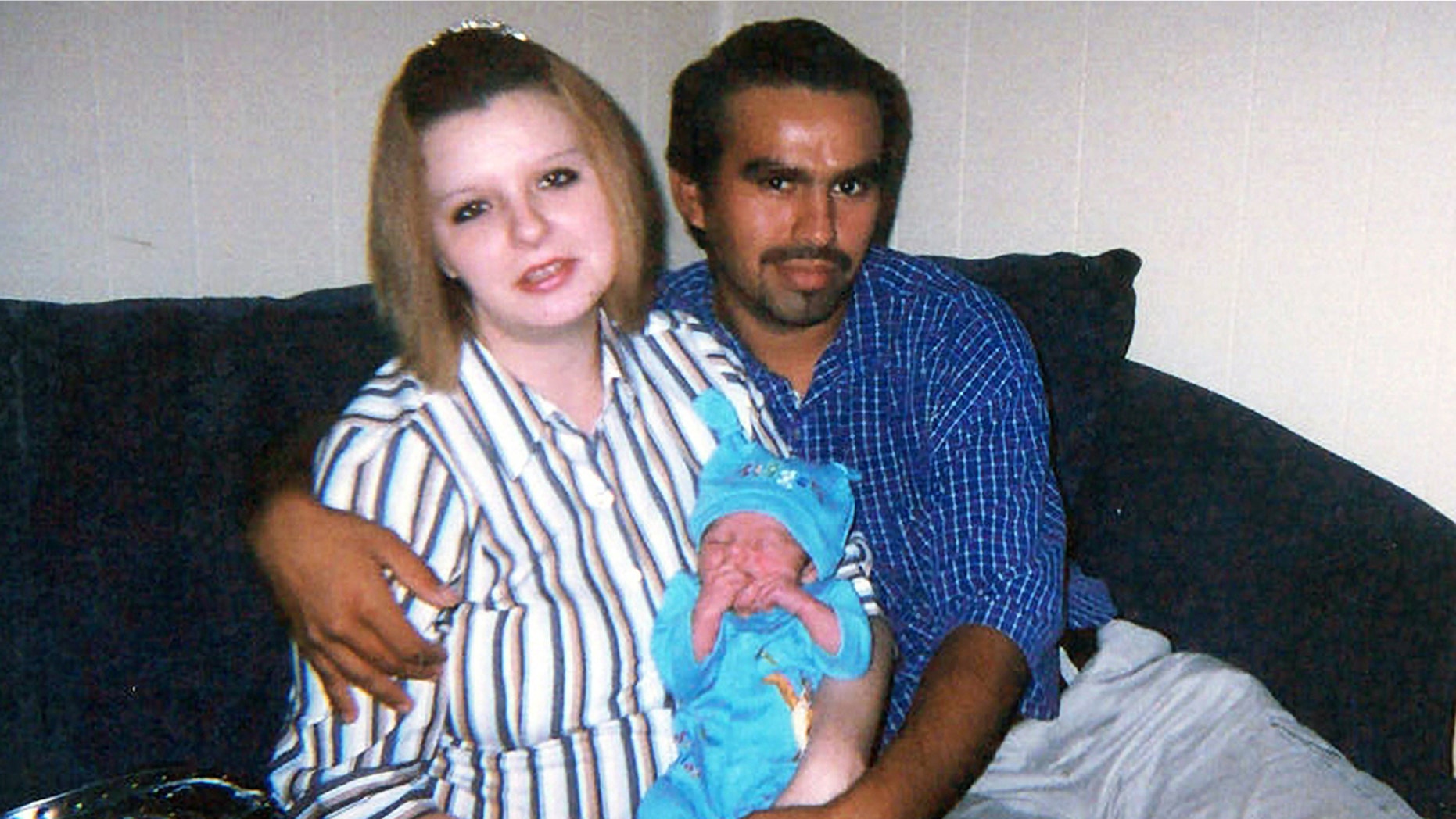 This undated photo provided by Felipe Montes via the Applied Research Center shows Montes and his wife, Marie Montes, and one of their three boys. The children were placed in foster care after Felipe Montes was deported back to Mexico in late 2010. (AP Photo/Felipe Montes via the Applied Research Center)
