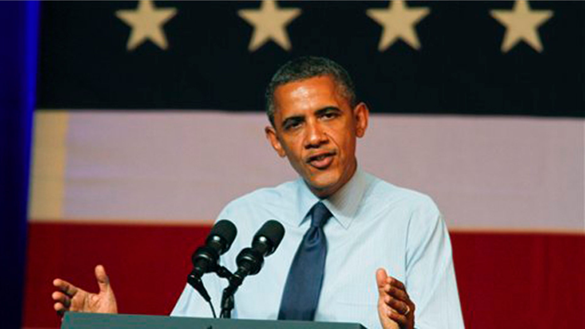 El presidente Barack Obama habla en un acto proselitista en Austin, Texas, el 17 de julio del 2012. El 18 de julio, su gobierno reveló el plan de crear un cuerpo de elite de maestros, en un esfuerzo de 1.000 millones de dólares para mejorar los logros de los estudiantes en ciencias, tecnología, ingeniería y matemáticas (AP Foto/Jack Plunkett)