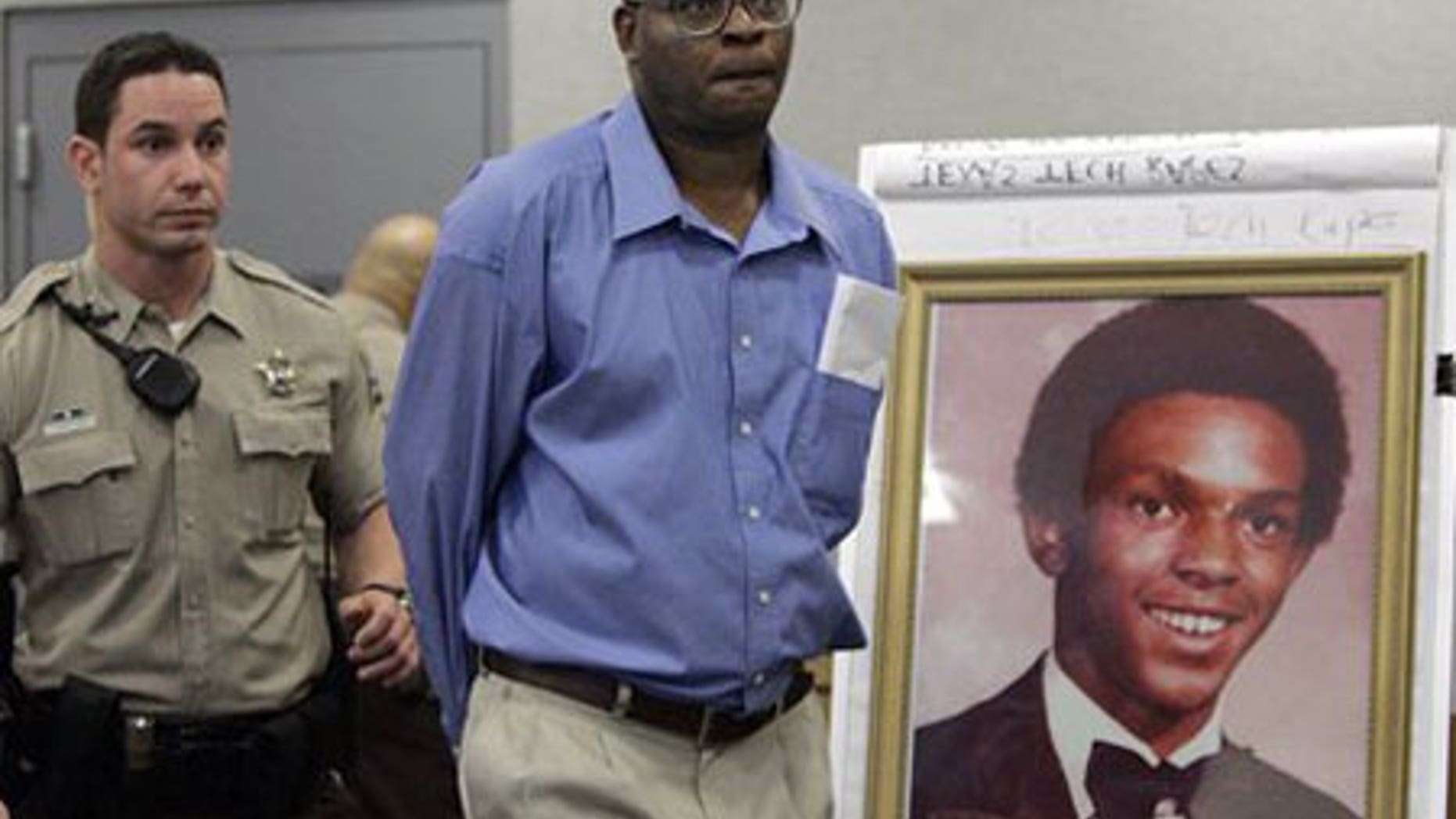 Feb. 6: Recent DNA tests in a 1985 rape case point to Texas inmate Jerry Wayne Johnson, who is escorted into a court hearing.