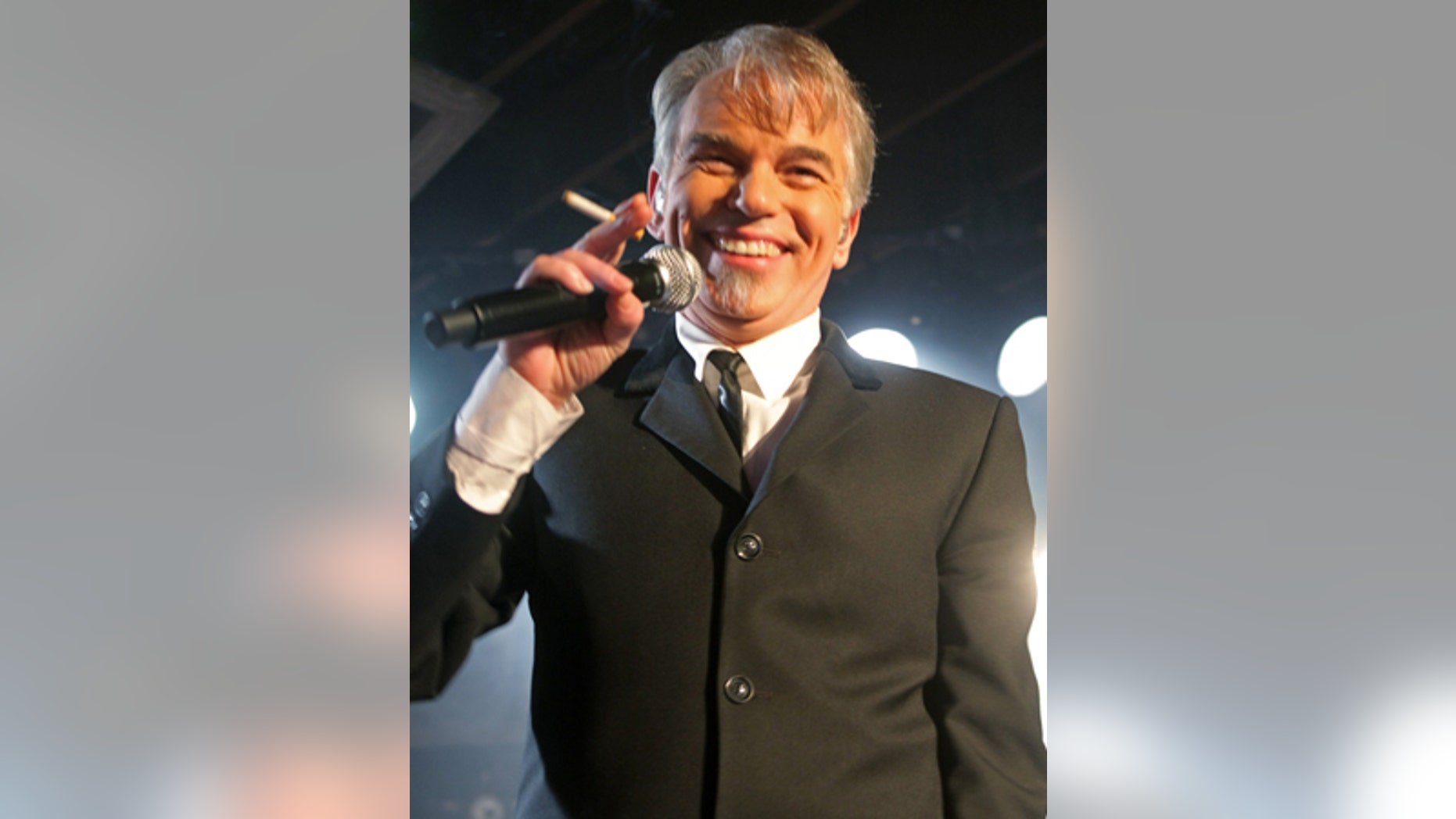 In this photo taken Wednesday, March 18, 2009, Billy Bob Thornton and the Boxmasters perform at the SXSW Music Festival Festival in Austin, Texas. In a radio appearance reminiscent of David's Letterman's interview with actor-turned-rapper Joaquin Phoenix, Billy Bob Thornton gave a puzzling and intentionally difficult interview Wednesday, April 8, 2009. (AP Photo/Jack Plunkett)