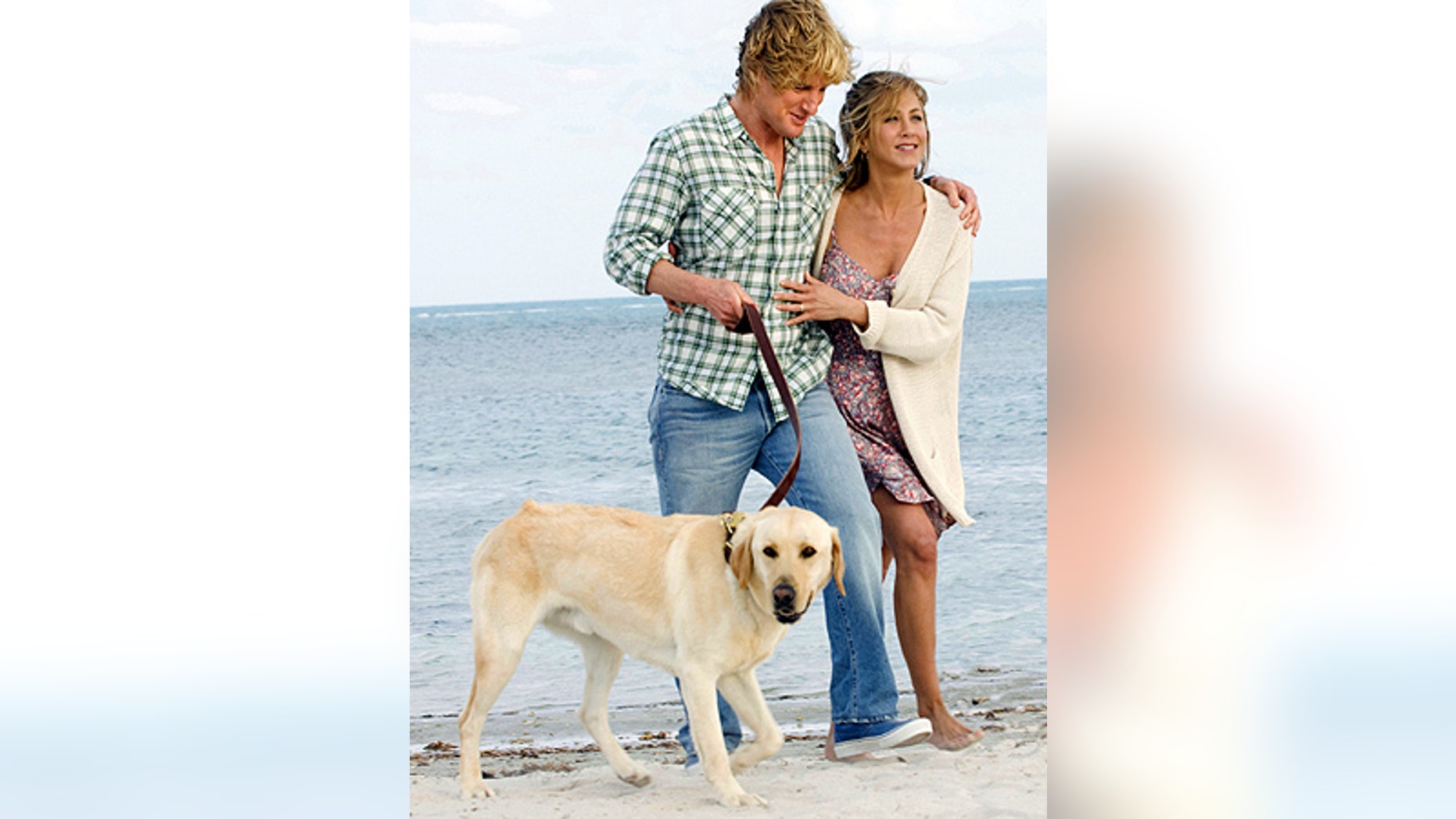 Owen Wilson and Jennifer Aniston in a scene from, "Marley and Me."