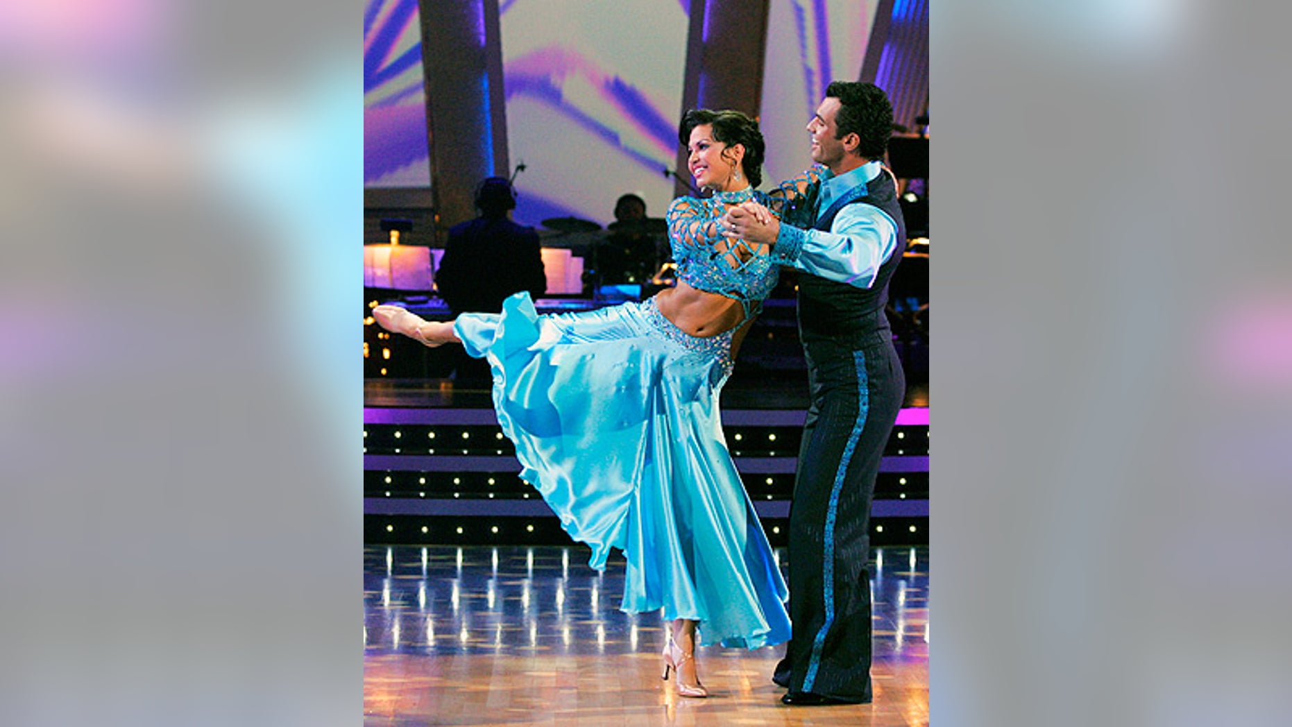Melissa Rycroft and her partner Tony Dovolani perform on the celebrity dance competition series, "Dancing with the Stars," in Los Angeles.