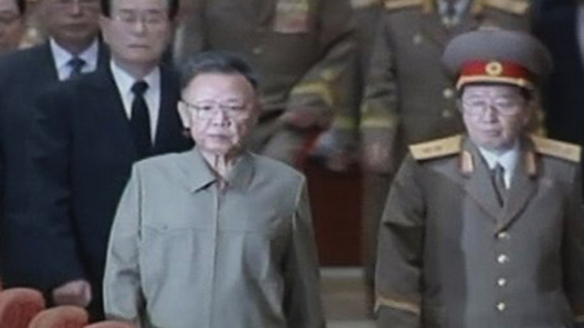 July 8: North Korean leader Kim Jong Il arrives at the 15th anniversary of the death of Kim Il-sung, his father and founder of the country.