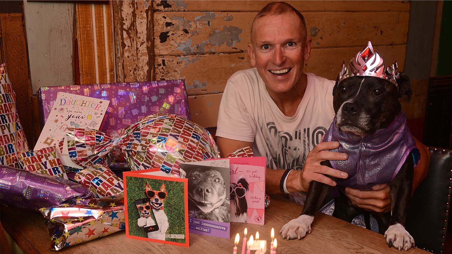 Cleo’s owner, Anthony Walsh, says his special dog is “like a daughter to me.”