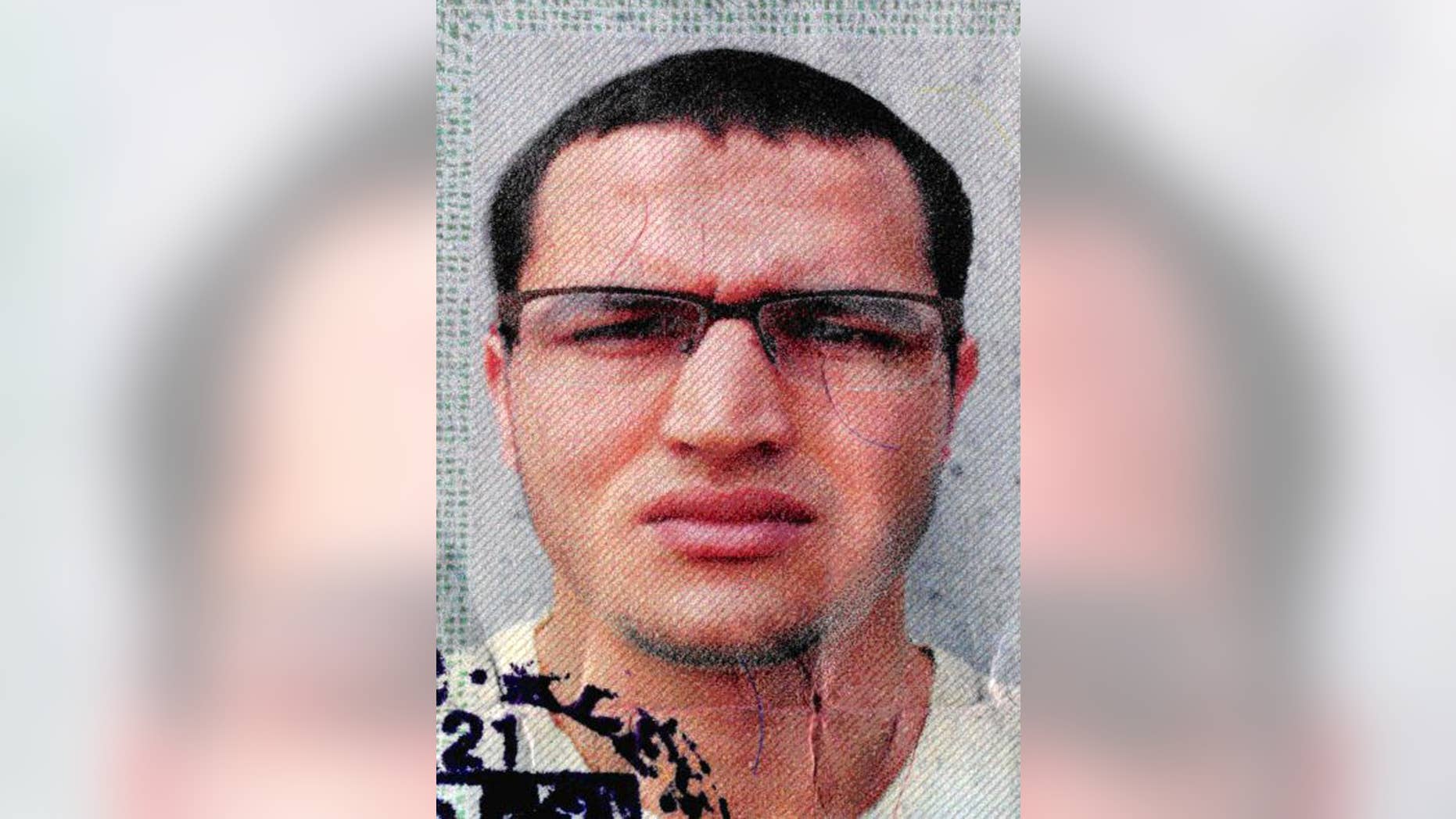 FILE -The photo issued by German federal police on Dec. 21, 2016 shows 24-year-old Tunisian Anis Amri on a photo that was used on the documents found in the truck that plowed into a Christmas market in Berlin Dec. 19. AVolker Kauder, a senior ally of German Chancellor Angela Merkel says he’s open to launching a parliamentary inquiry into whether authorities made mistakes in handling the Tunisian man who drove a truck into a
Christmas market in Berlin. Attacker Anis Amri had been rejected for asylum but authorities had been unable to deport him. (German police via AP,file)