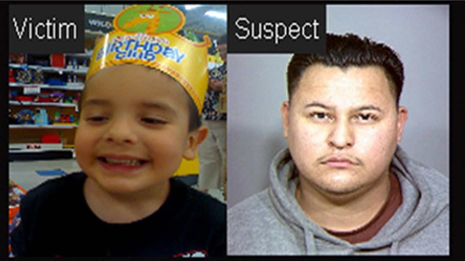 Jose Esteban Rodriguez, right, allegedly abducted 4-year-old Juliani Cardenas, left, while he was with his grandmother on Jan. 18. (MyFoxLA.com)