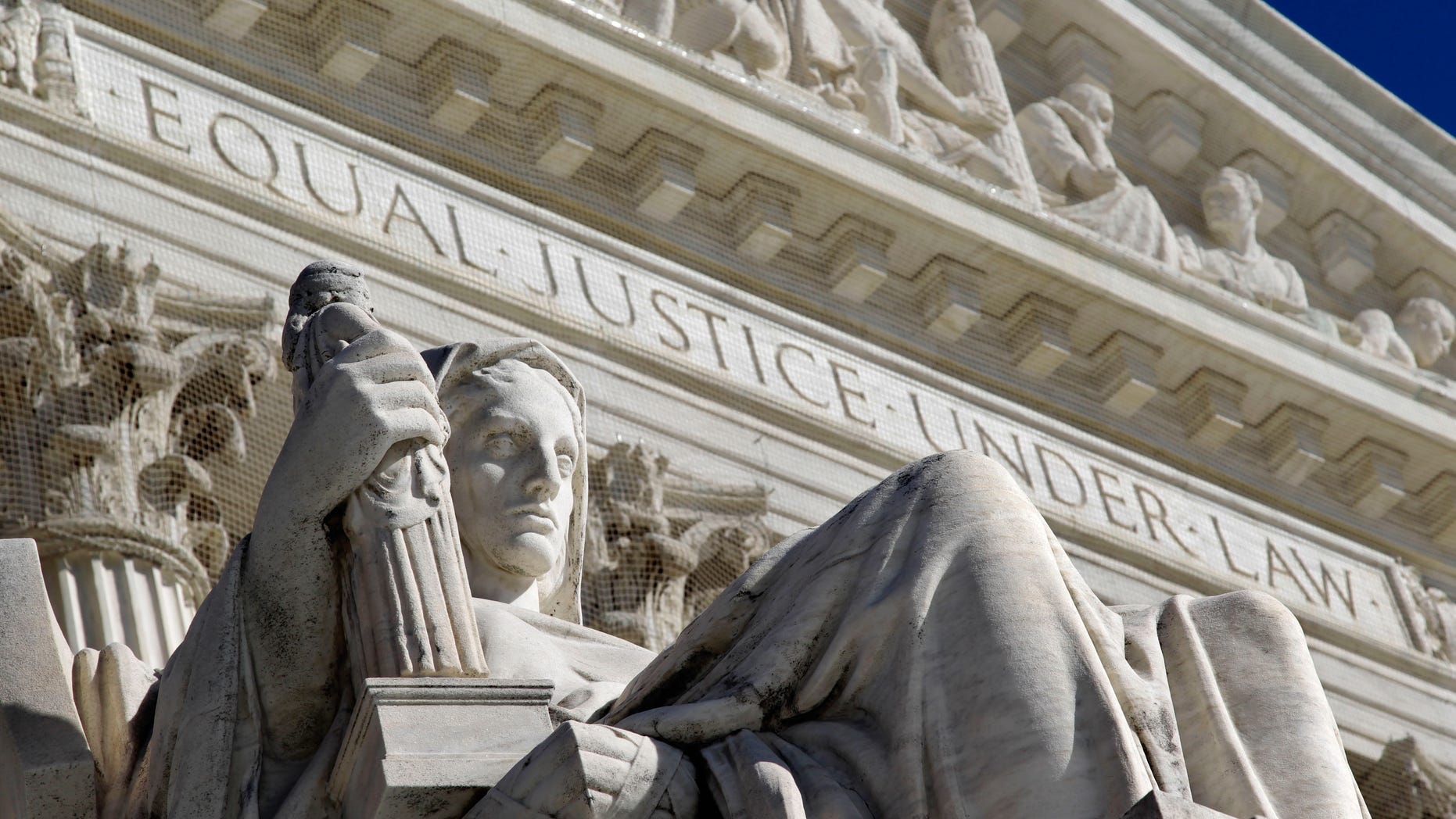 A detail of the West Facade of the U.S. Supreme Court is seen in Washington, Monday, March 7, 2011. (AP)