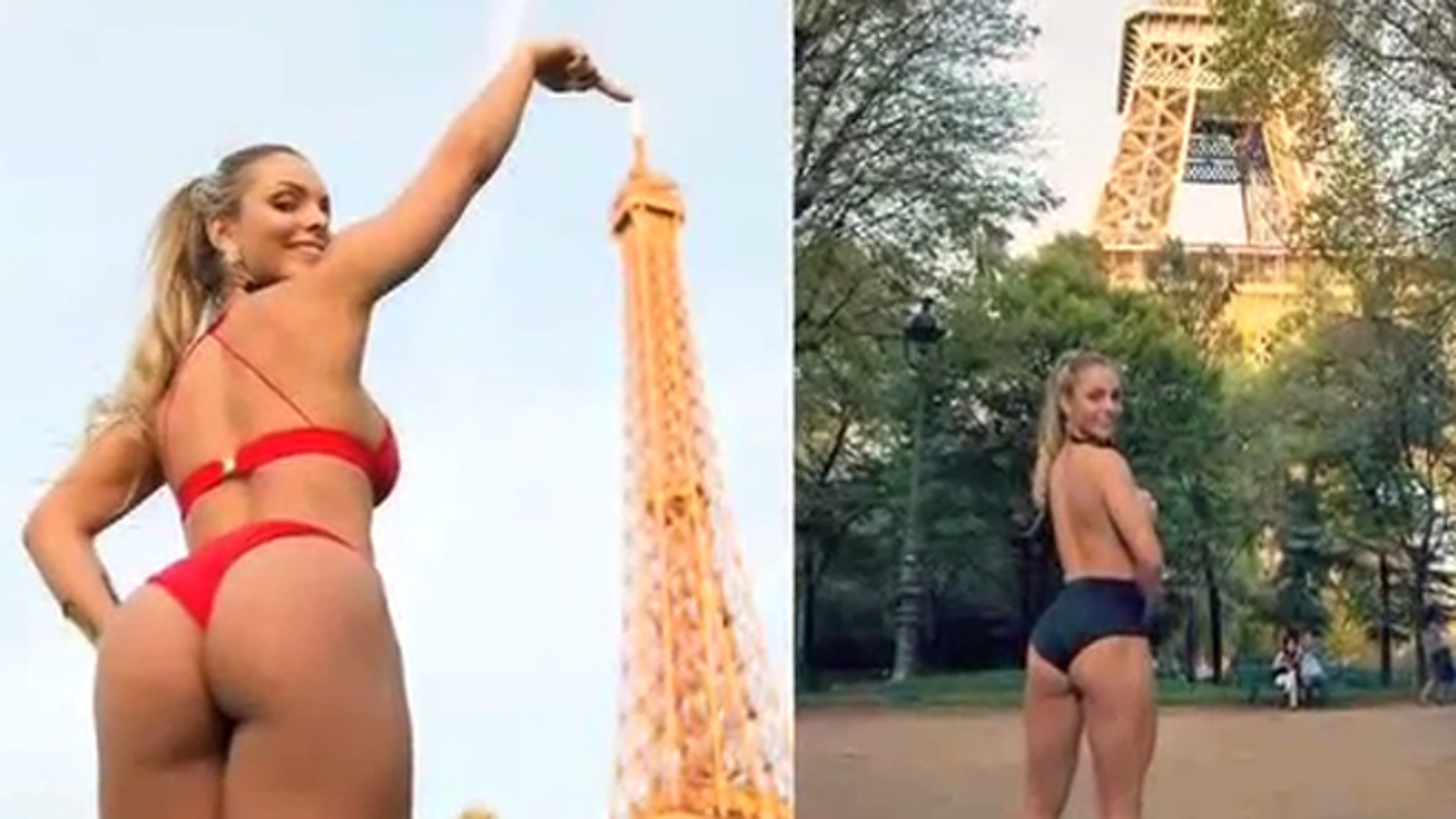 Topless Miss Bum Bum Contestant Shows Off Her Assets In Paris Fox News