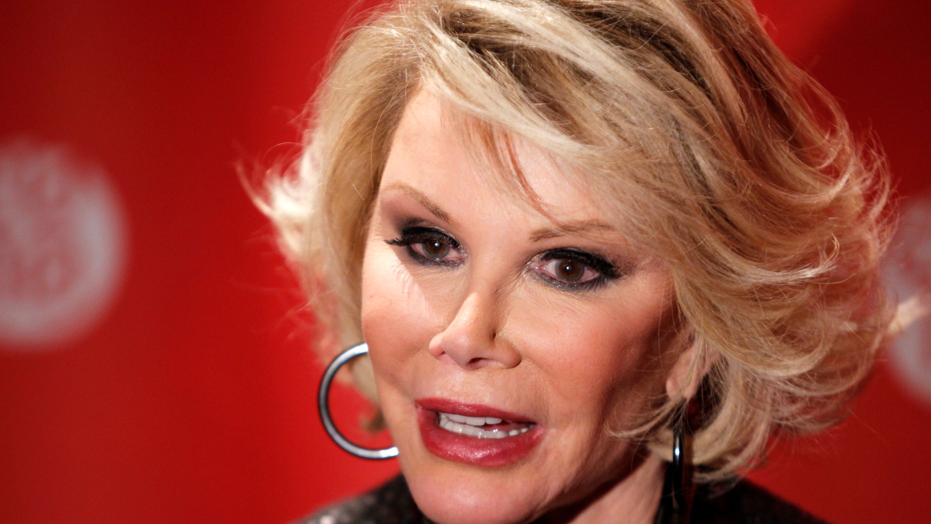 January 25, 2010. Comedian Joan Rivers arrives for the premiere of the documentary "Joan Rivers - A Piece Of Work" during the 2010 Sundance Film Festival in Park City, Utah.