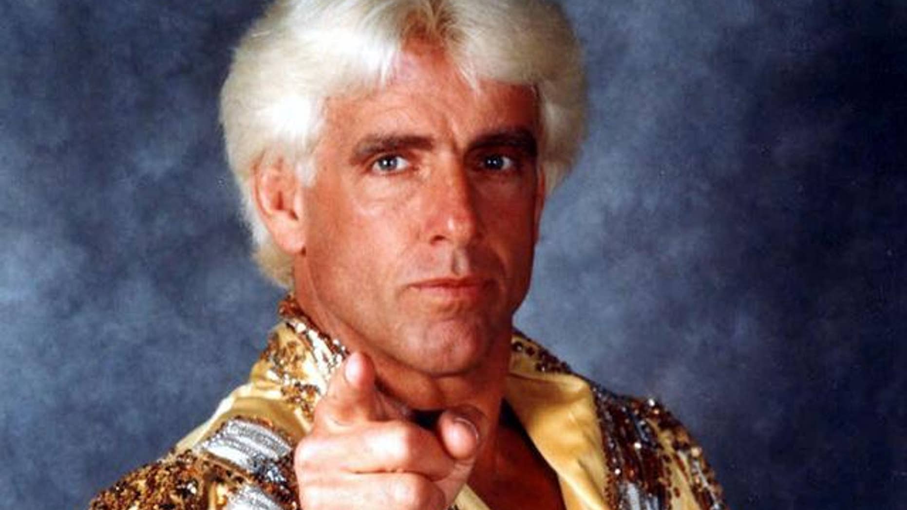 Ric "Nature Boy'' Flair is seen in this wrestling headshot photo.