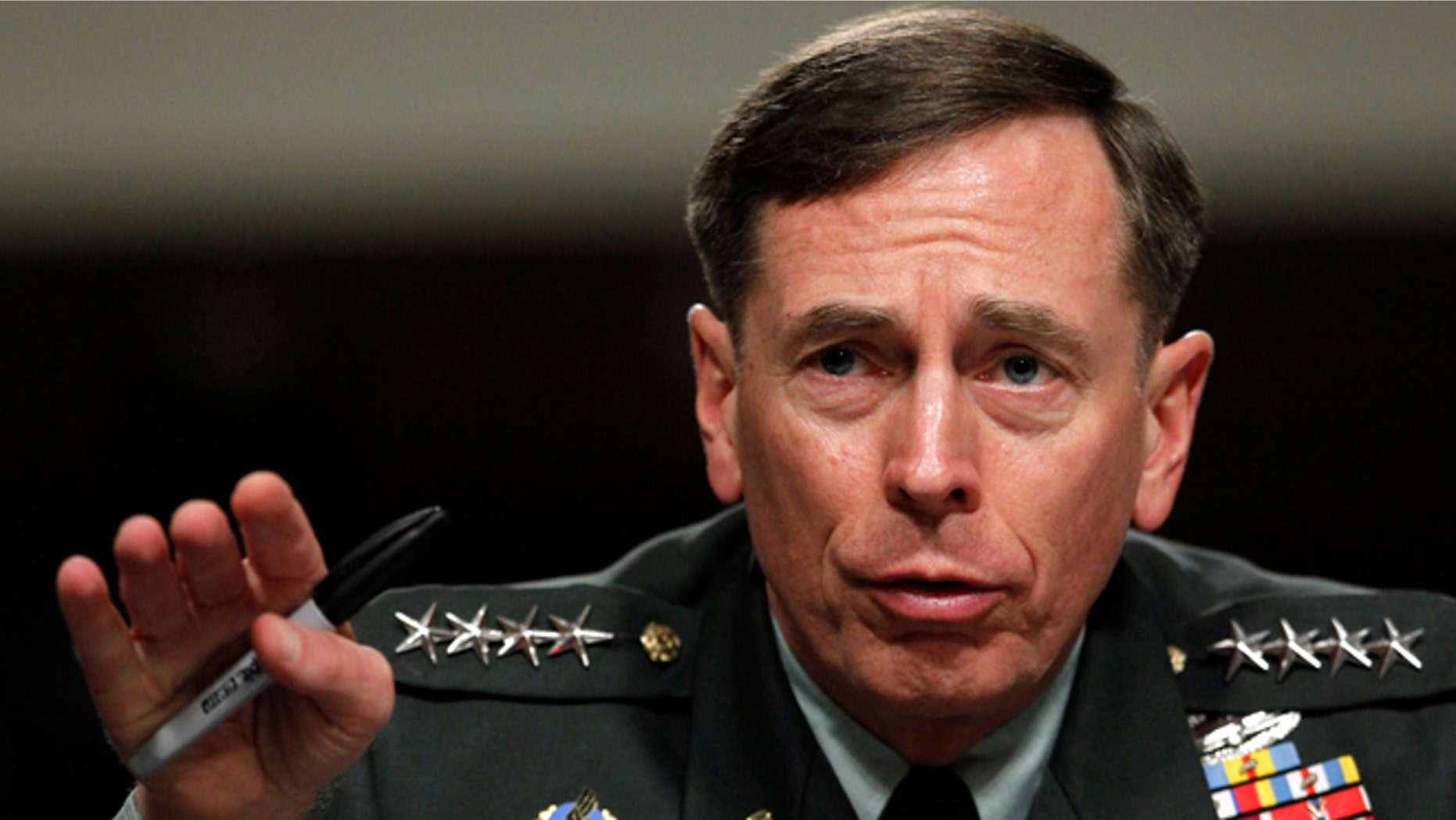 June 29, 2012: In this file photo, Gen. David Petraeus testifies before the Senate Armed Services Committee on Capitol Hill in Washington.