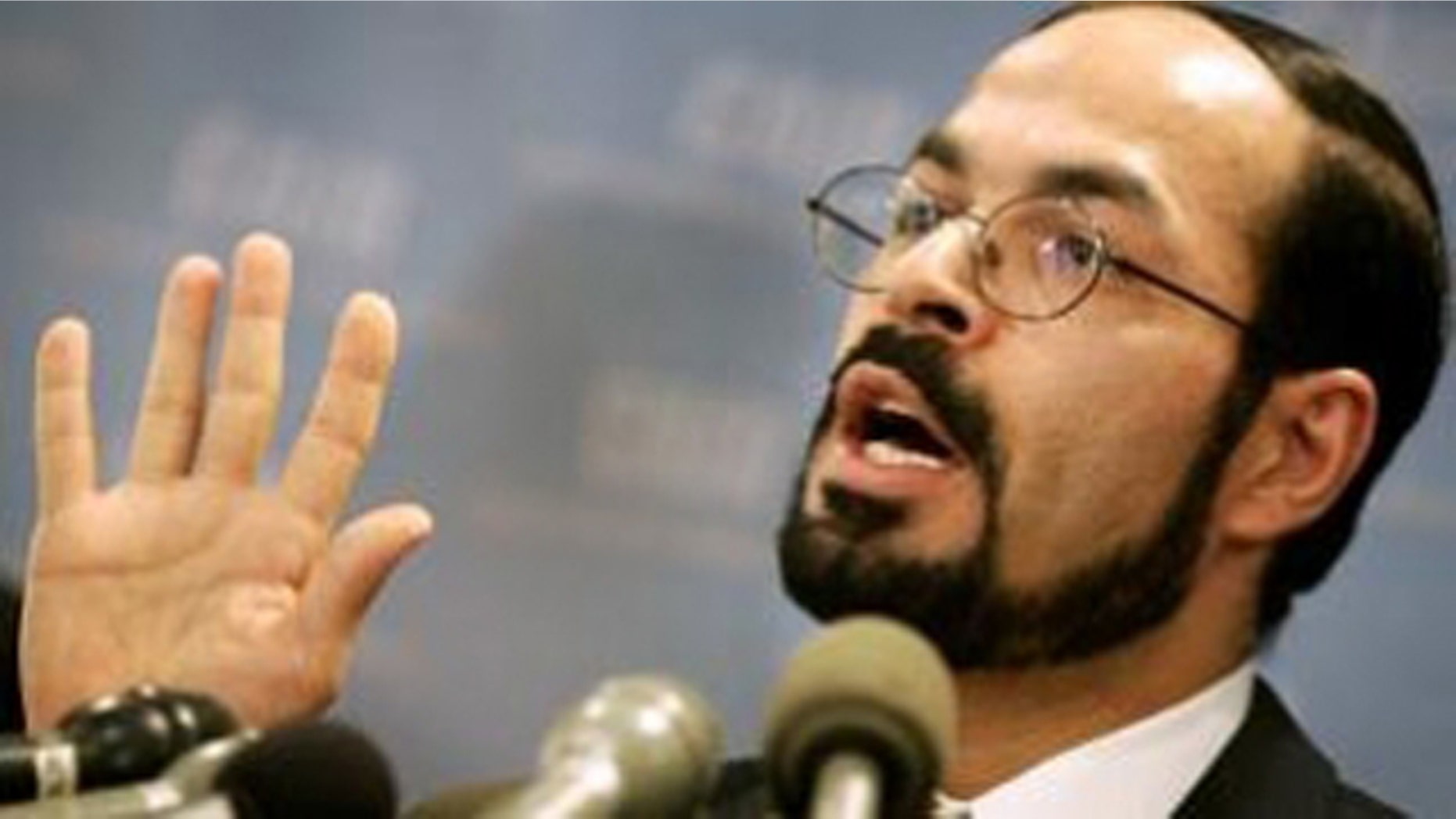 Shown here is Council on American-Islamic Relations executive director Nihad Awad.