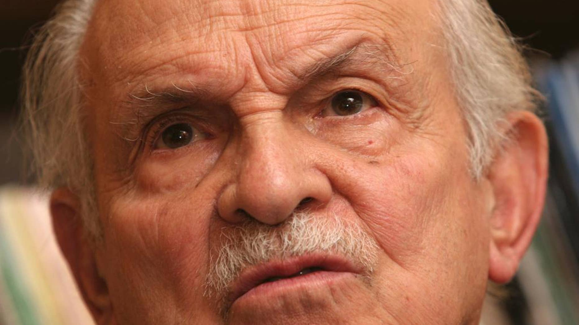 FILE - In this Aug. 23, 2005 file photo, Lorenzo Servitje, founder of international snack and baked-goods empire Grupo Bimbo, gives an interview in Mexico City, Mexico. Servitje has died at the age of 98, according to the head of Mexico’s Business Coordinating Council on Friday, Feb. 3, 2017. Servitje was born in Mexico on Nov. 20, 1918, the son of a Spanish immigrant who started a bakery. (AP Photo/Marco Ugarte, File)