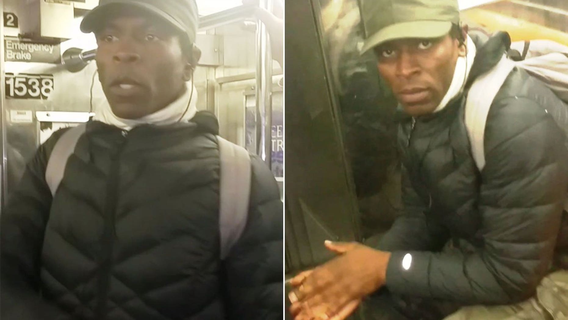 A man suspected of slashing a woman on Tuesday.