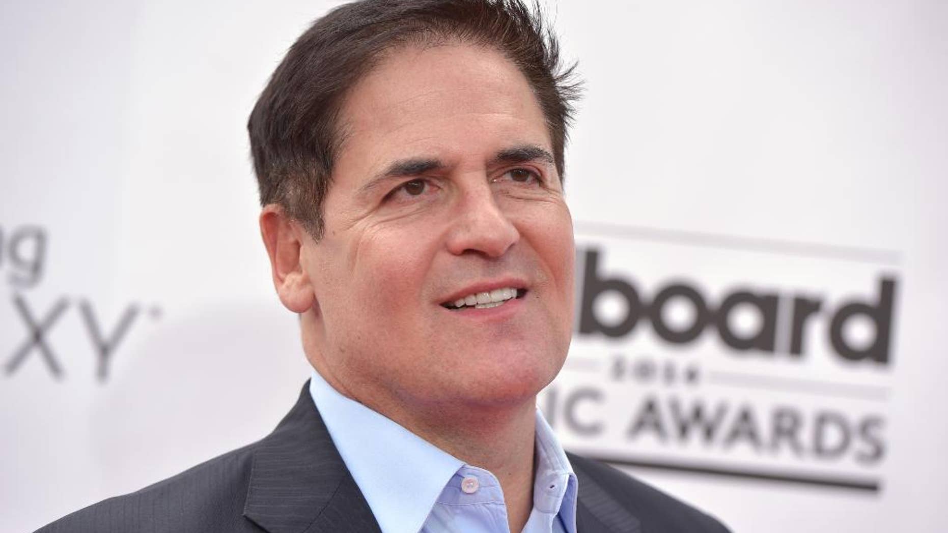 Mark Cuban arrives at the Billboard Music Awards at the MGM Grand Garden Arena on Sunday, May 18, 2014, in Las Vegas. (Photo by John Shearer/Invision/AP)