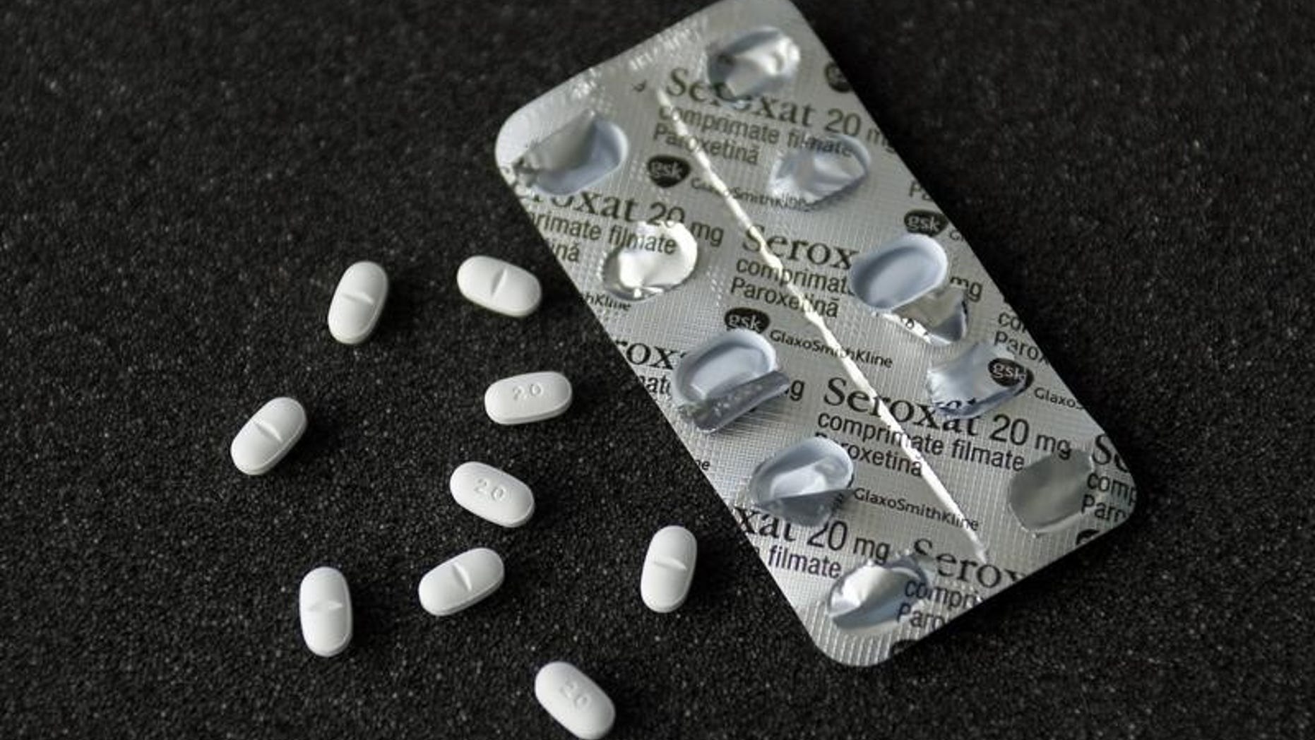 A strip with Seroxat pills is seen in this illustration picture taken in Bucharest April 19, 2013. REUTERS/Bogdan Cristel