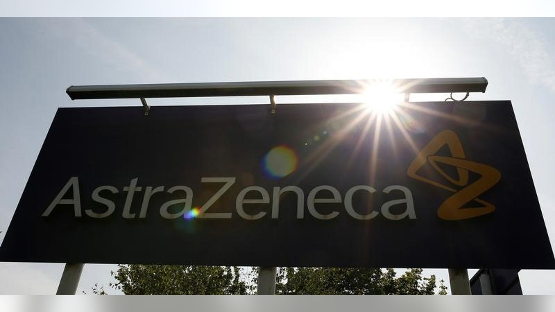 A sign is seen at an AstraZeneca site in Macclesfield, central England May 19, 2014. REUTERS/Phil Noble